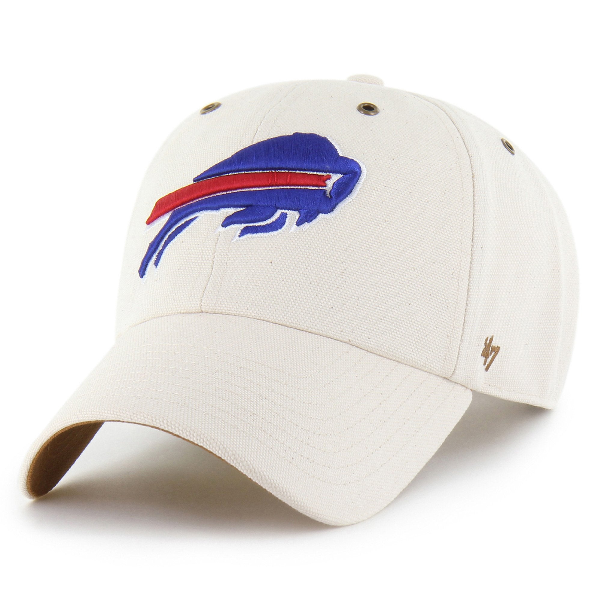 Men's Carhartt x '47 Natural Buffalo Bills Undyed Clean Up Adjustable Hat