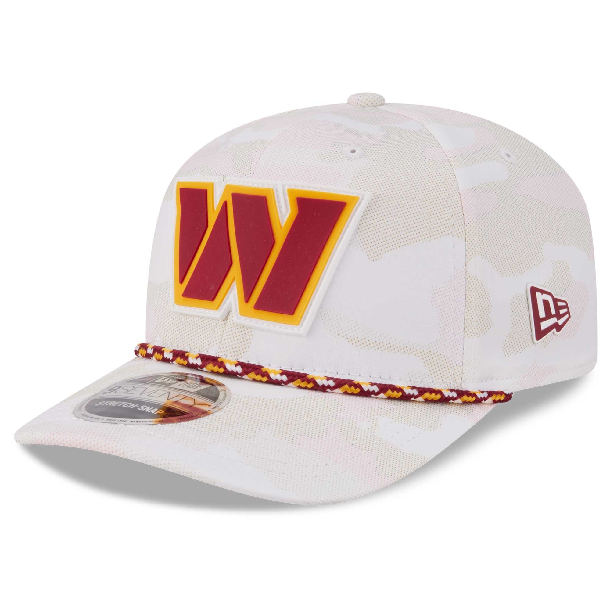 Men's New Era  White Washington Commanders Camo Rope 9SEVENTY Adjustable Hat