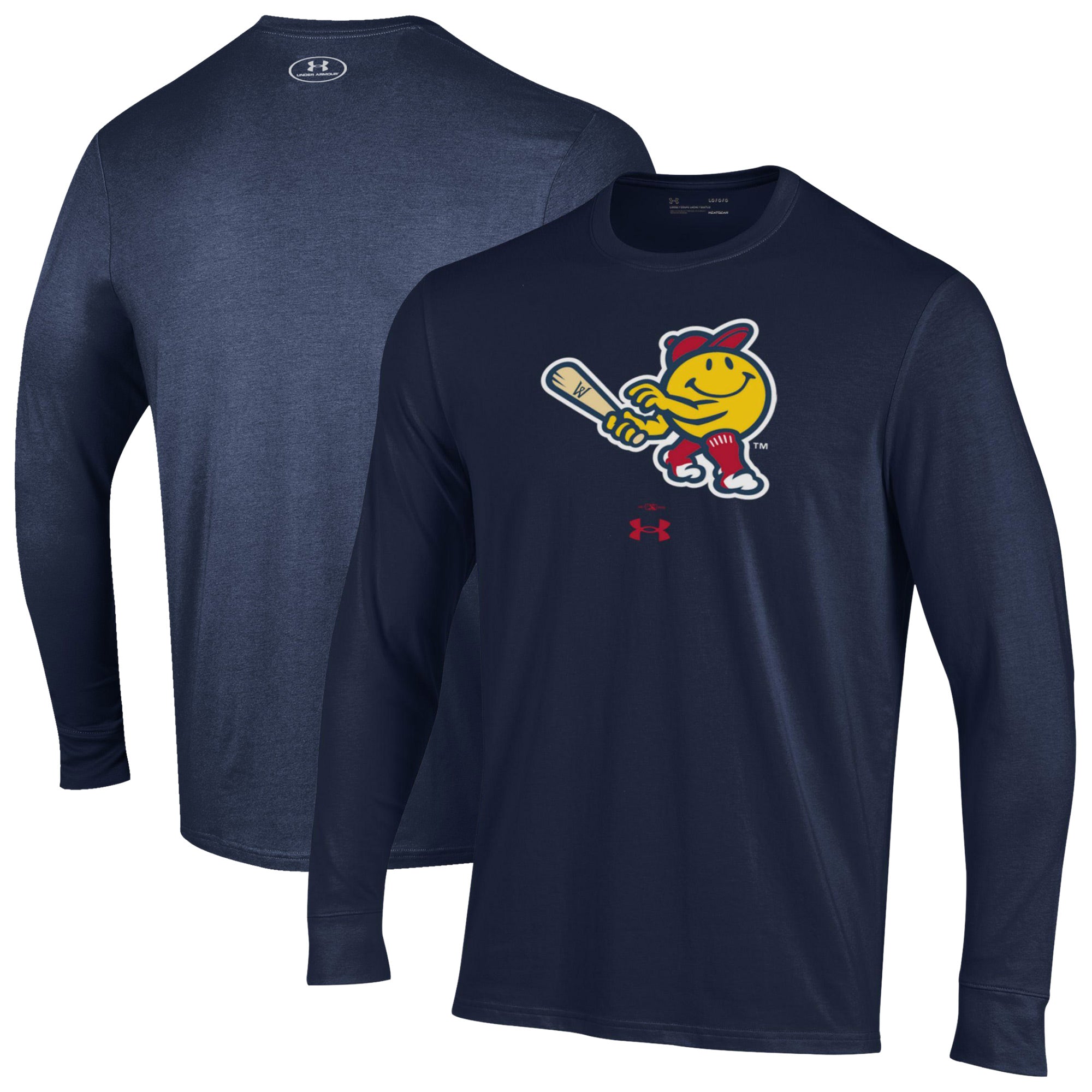 Men's Under Armour Navy Worcester Red Sox Performance Long Sleeve T-Shirt