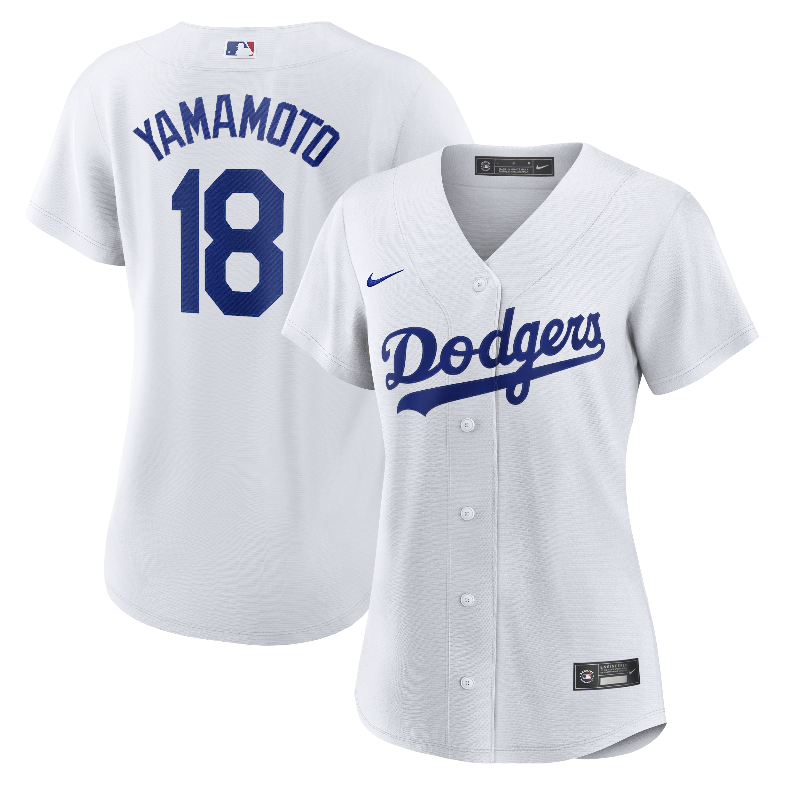 Women's Nike Yoshinobu Yamamoto White Los Angeles Dodgers Replica Jersey