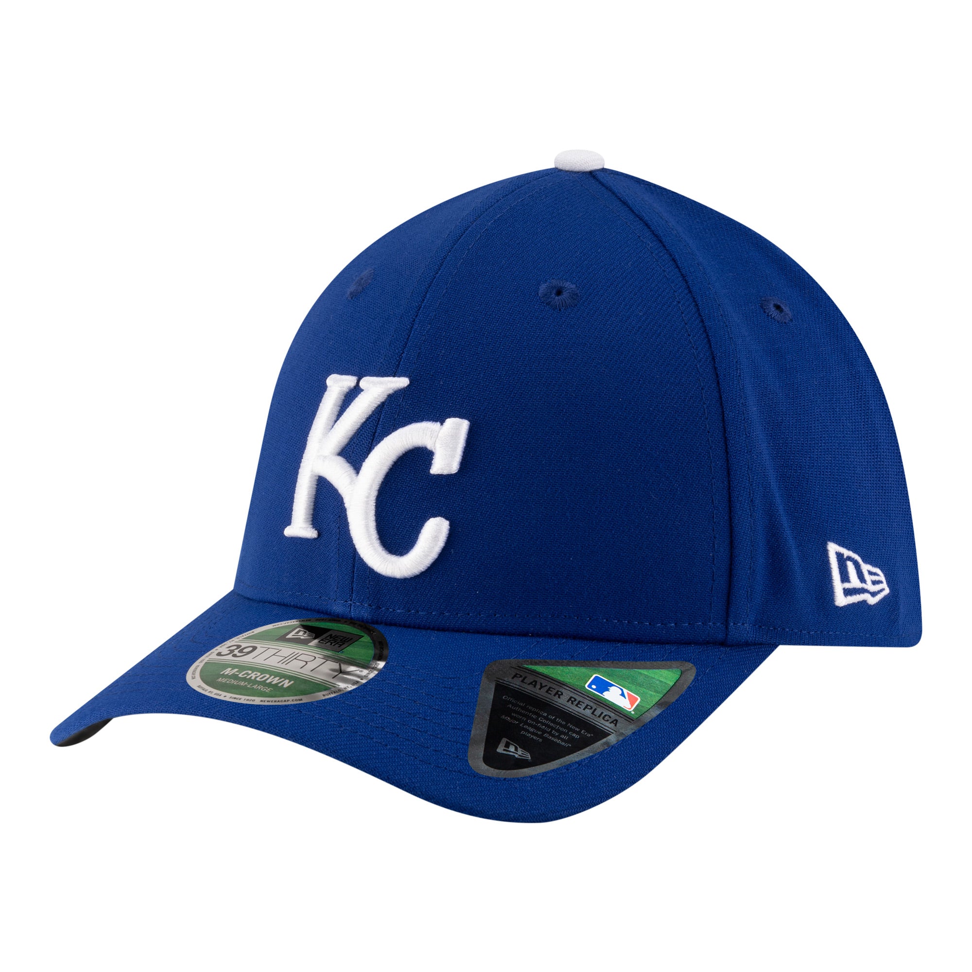 Men's New Era  Royal Kansas City Royals  Player Replica 39THIRTY M-Crown Flex Hat