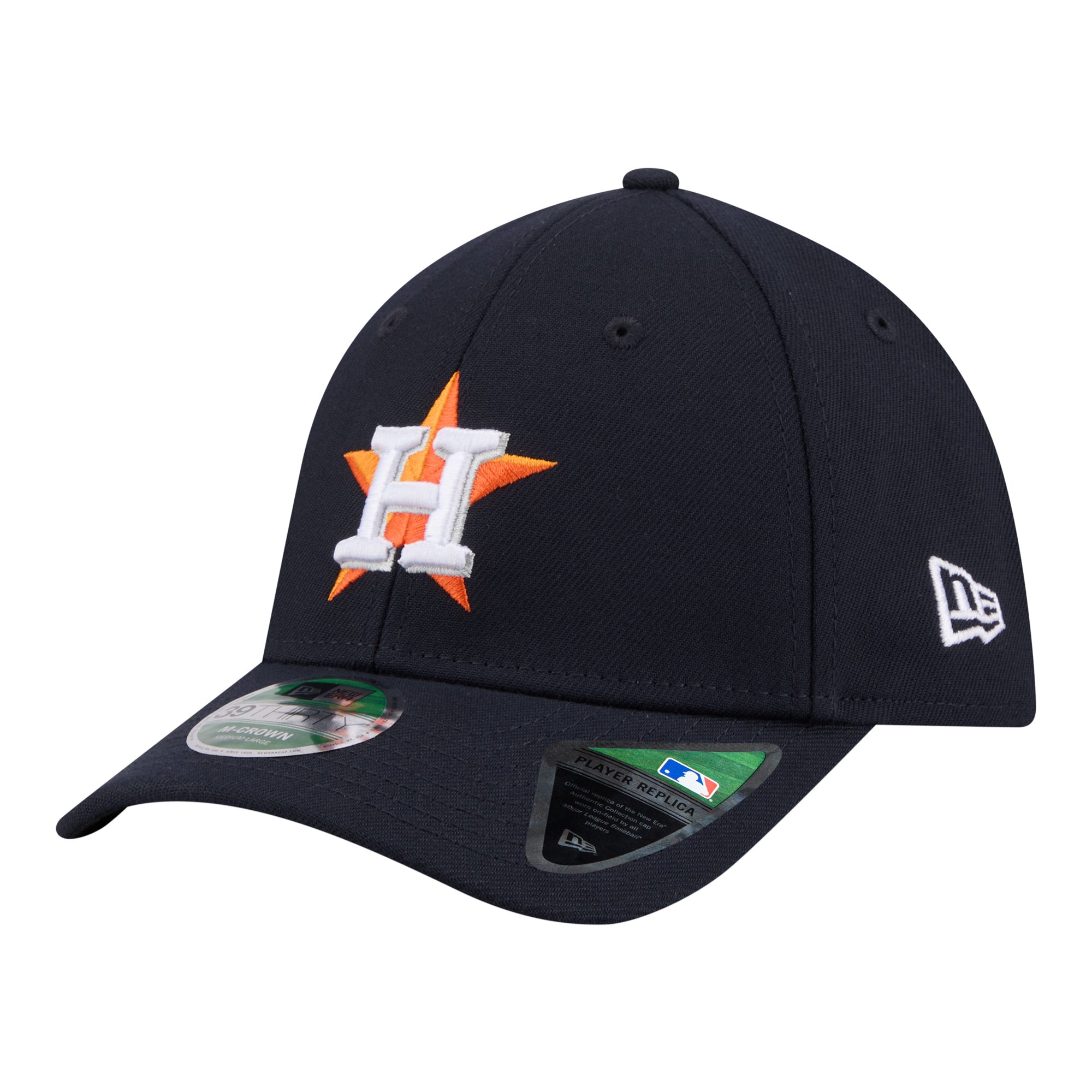 Men's New Era  Navy Houston Astros Player Replica 39THIRTY M-Crown Flex Hat