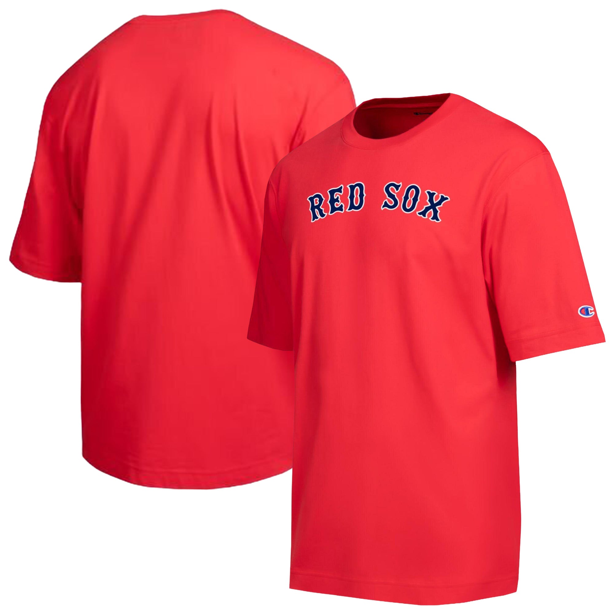 Men's Champion Red Boston Red Sox All Star Chenille Wordmark T-Shirt
