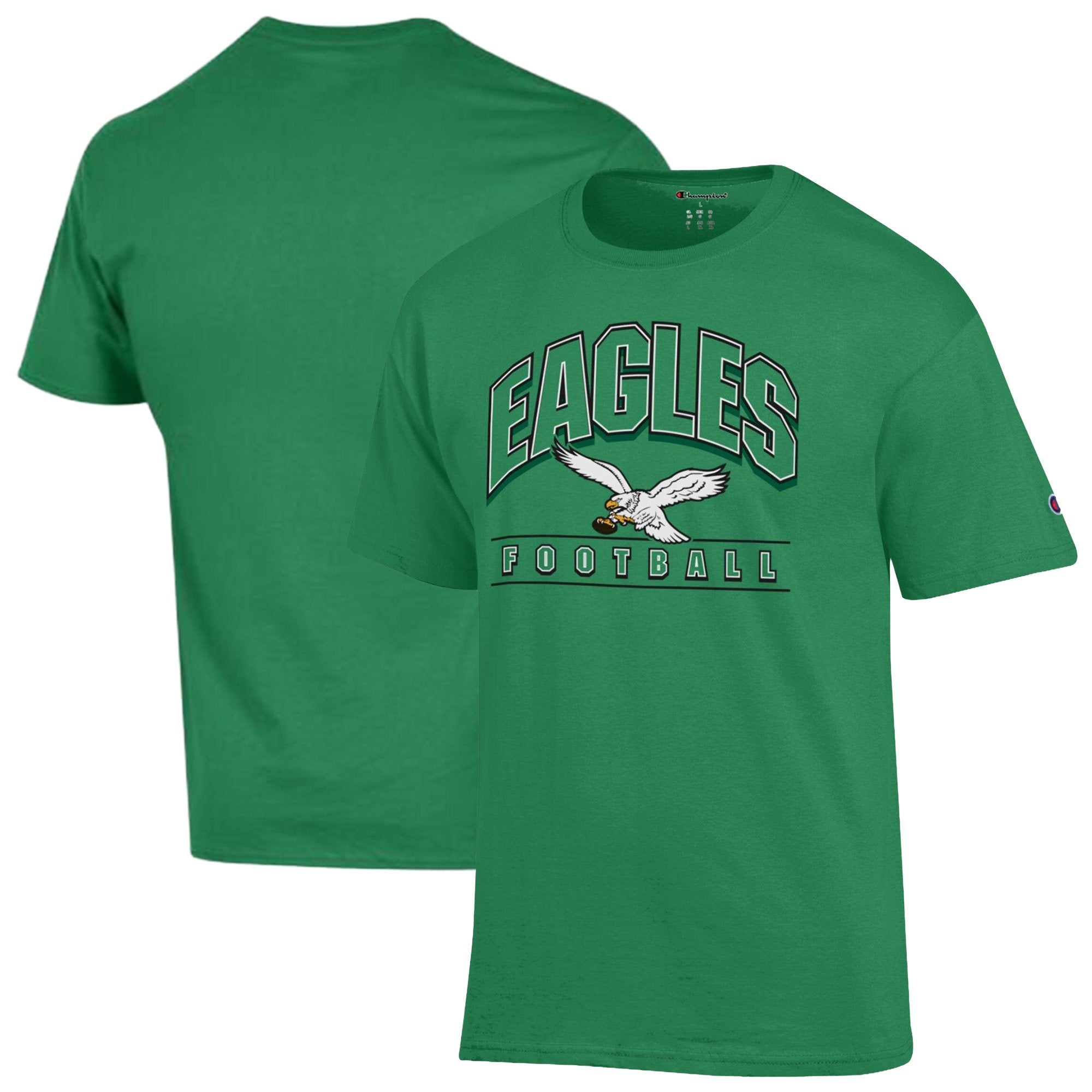 Men's Champion Kelly Green Philadelphia Eagles Jersey T-Shirt
