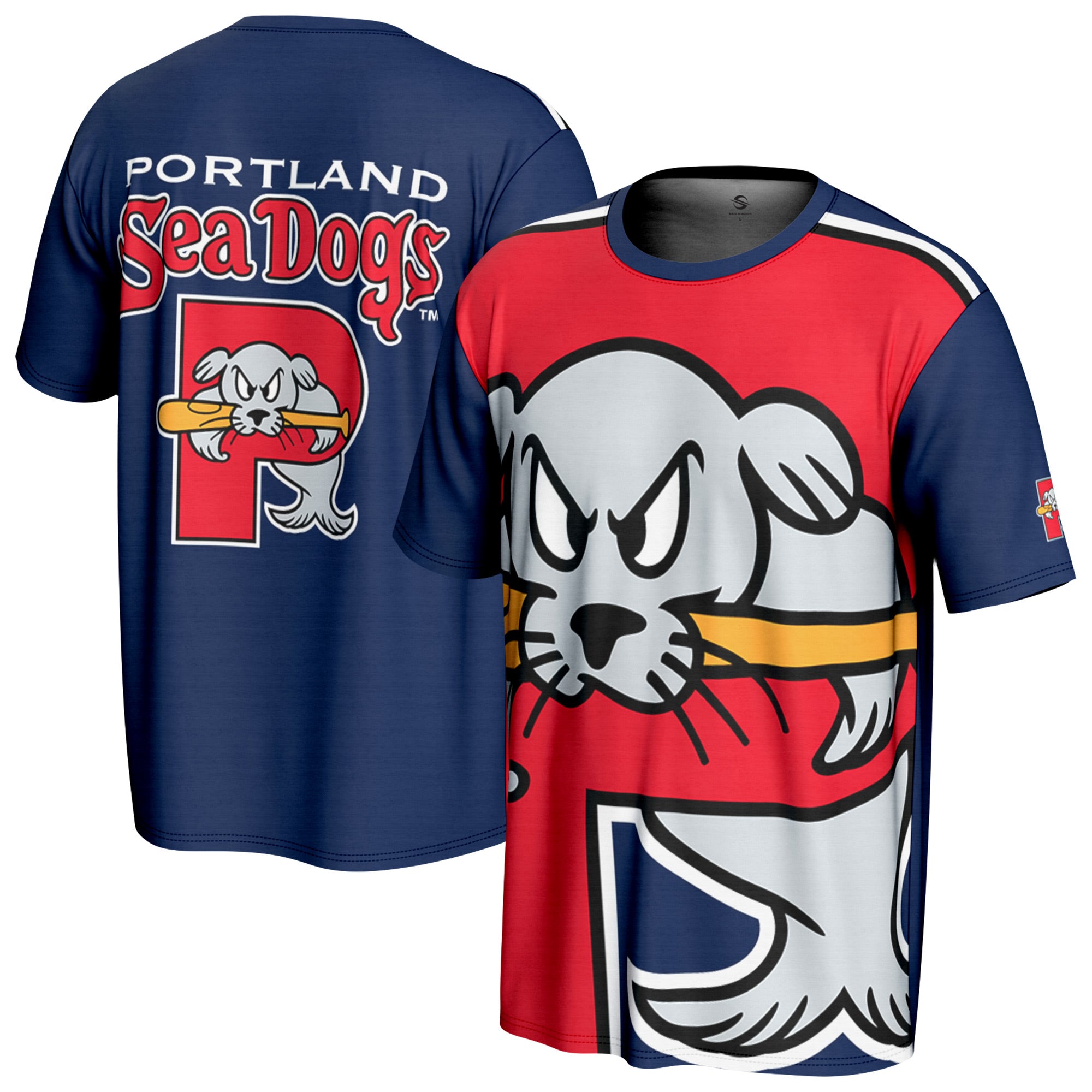Men's ProSphere Blue Portland Sea Dogs Lightweight T-Shirt
