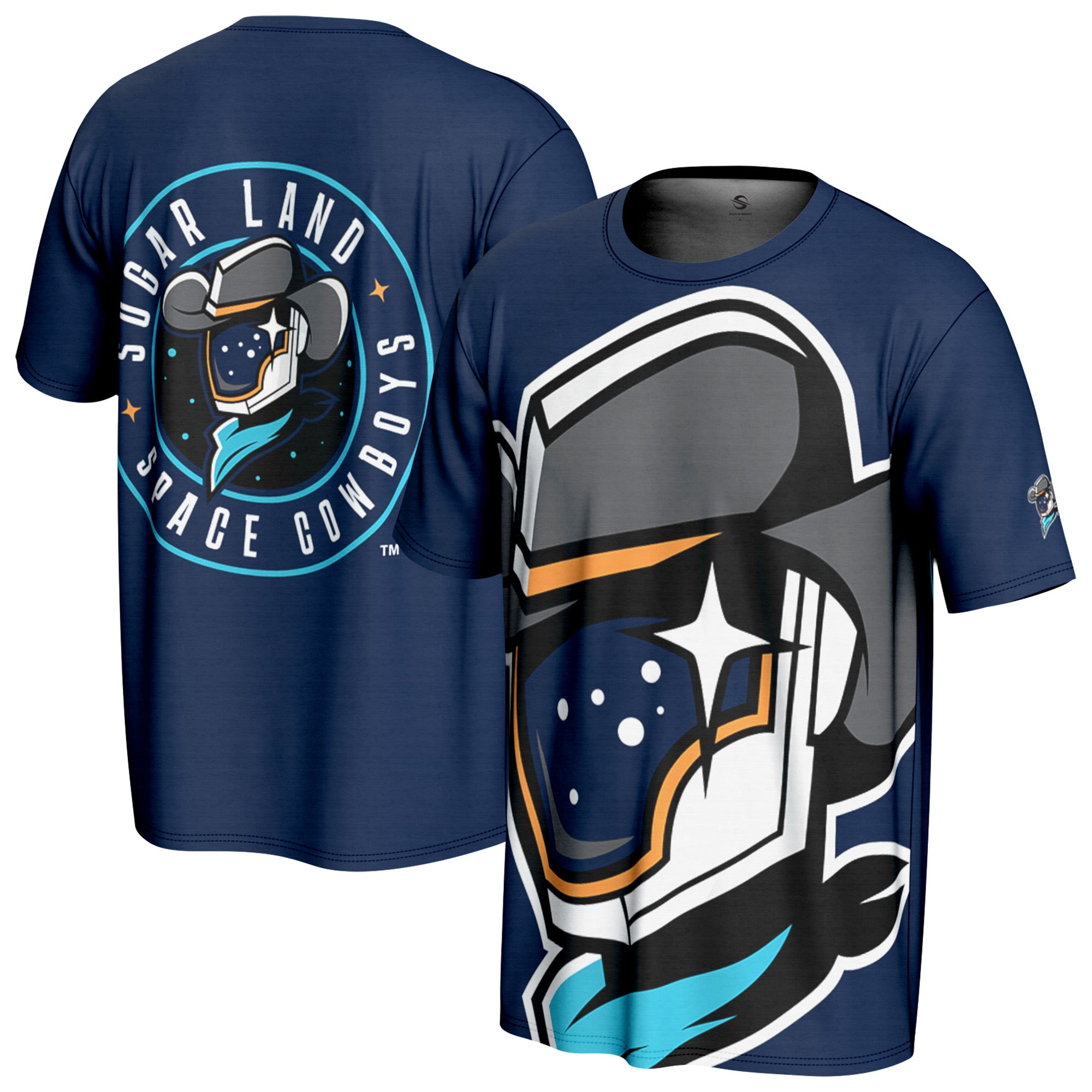 Men's ProSphere Blue Sugar Land Space Cowboys Lightweight T-Shirt