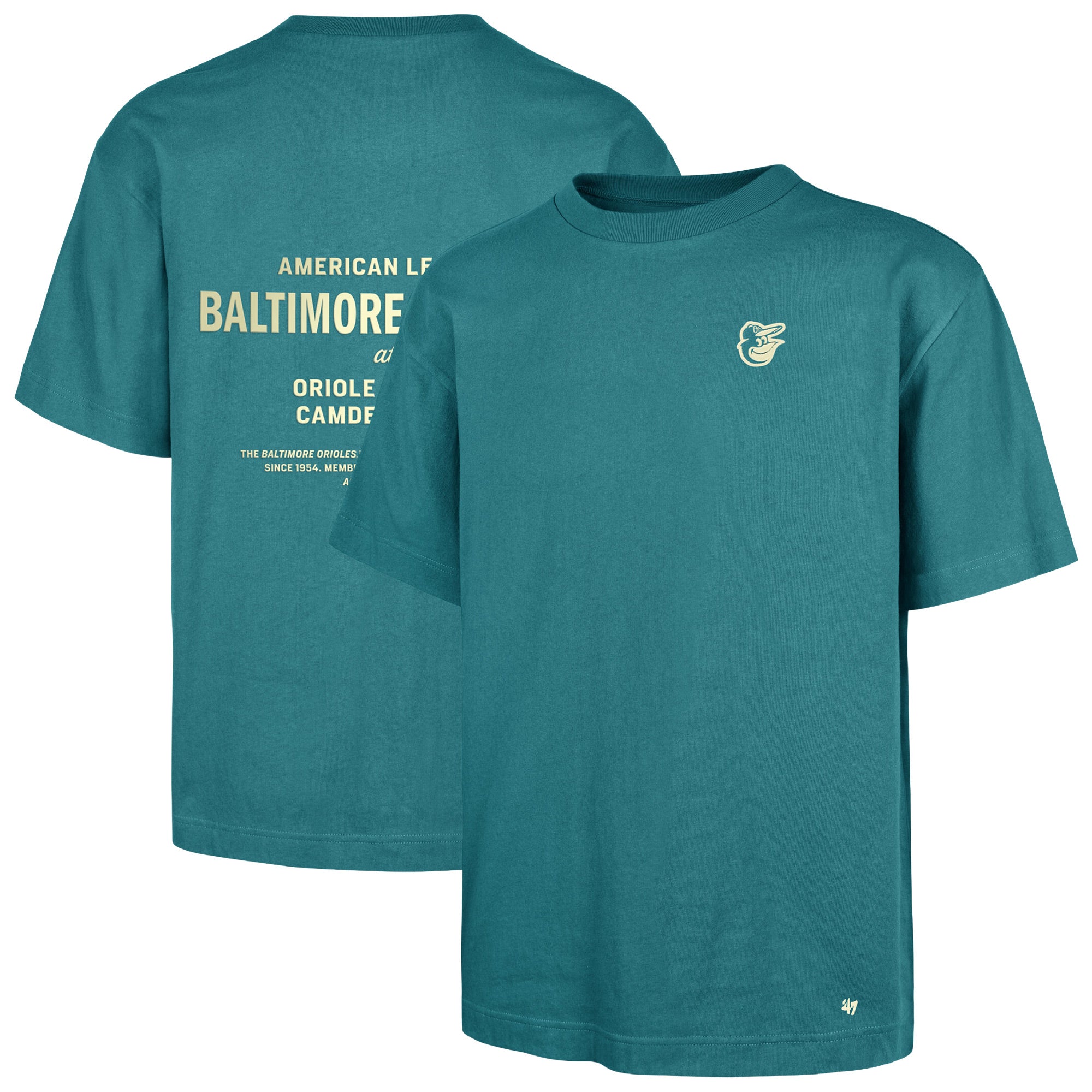 Men's '47 Hunter Green Baltimore Orioles Leon Foundation T-Shirt