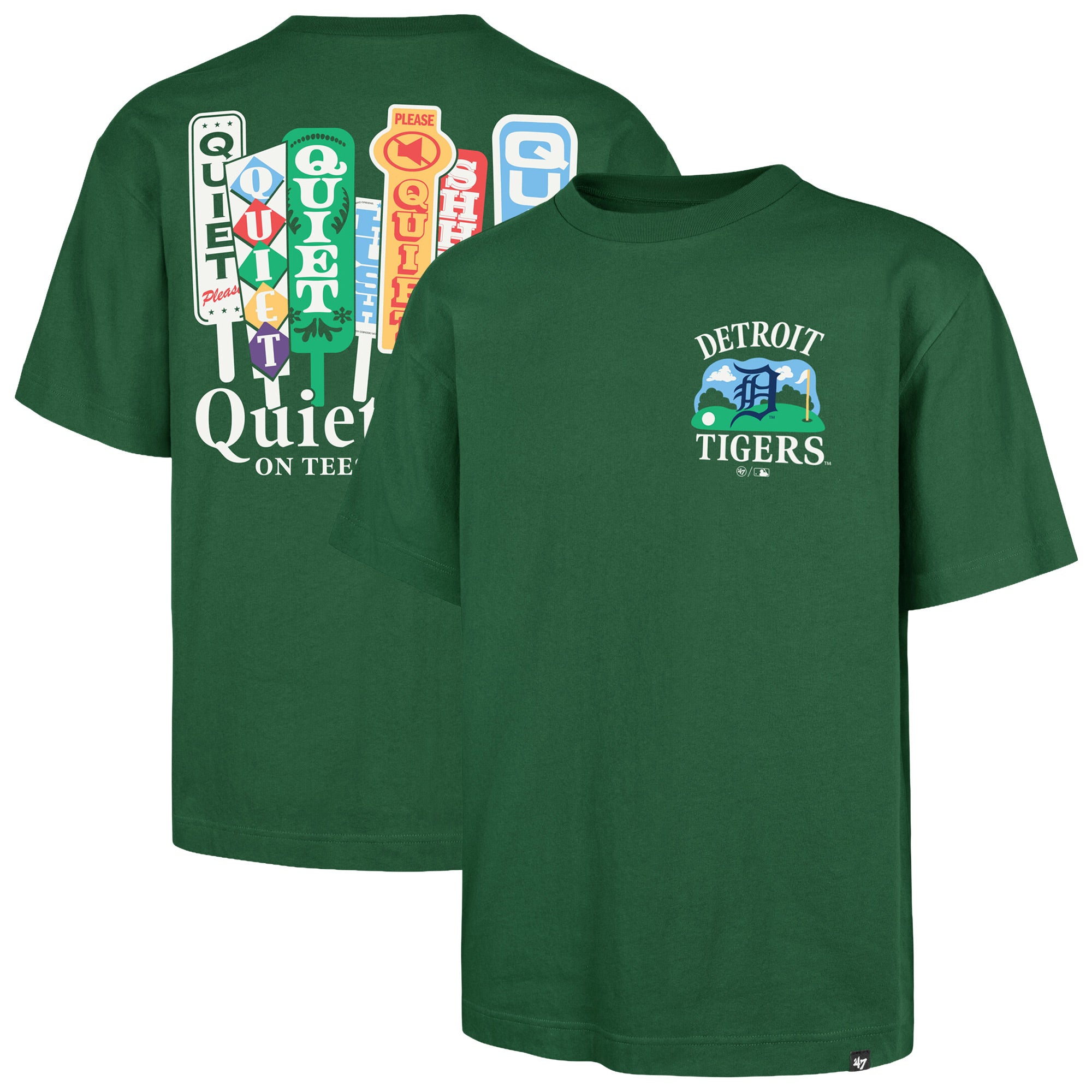 Men's '47 Green Detroit Tigers Plackard Foundation T-Shirt