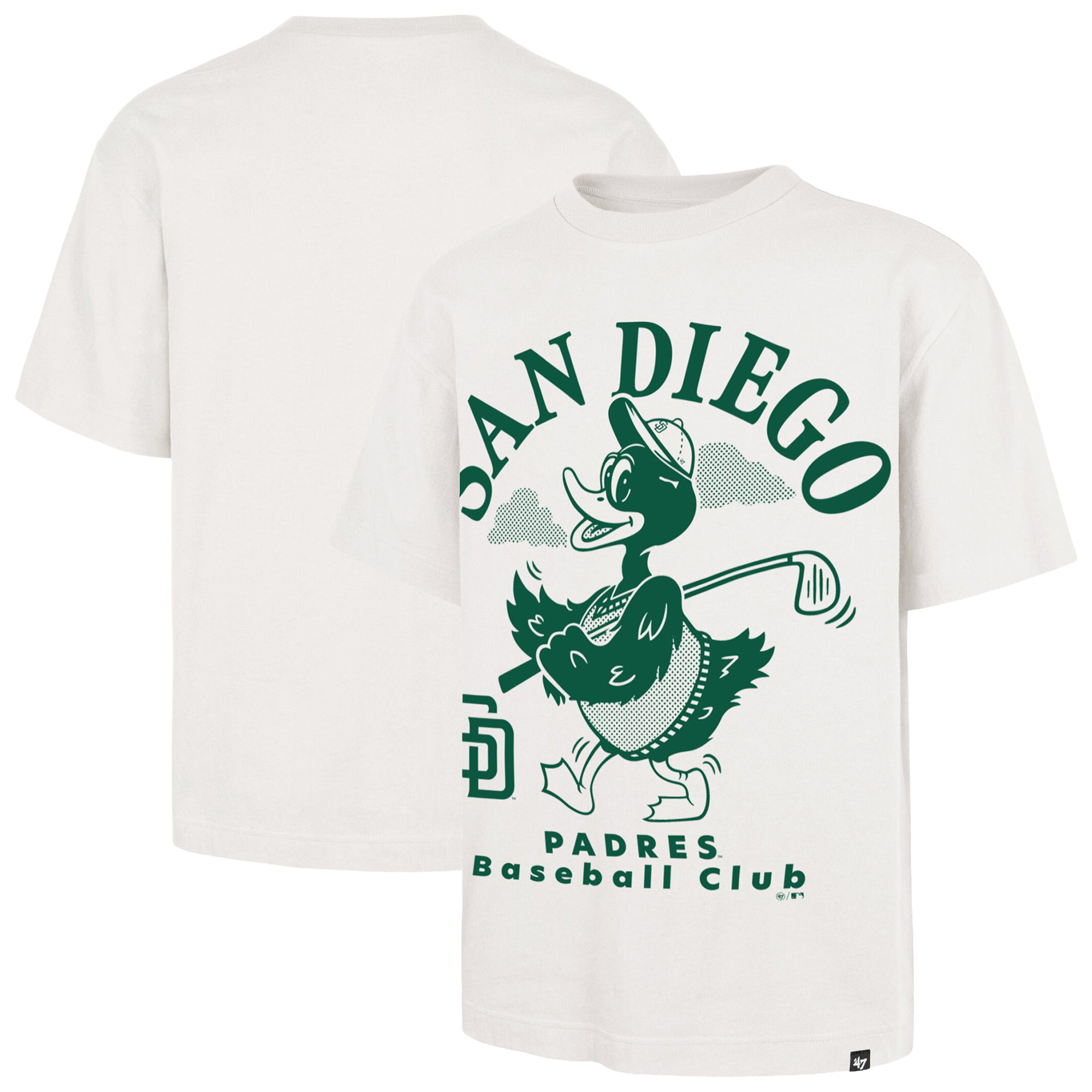 Men's '47 Cream San Diego Padres Strollin' Foundation T-Shirt