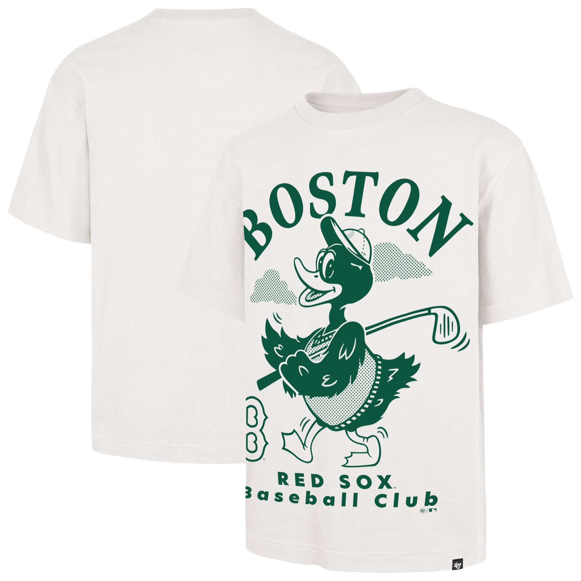 Men's '47 Cream Boston Red Sox Strollin' Foundation T-Shirt