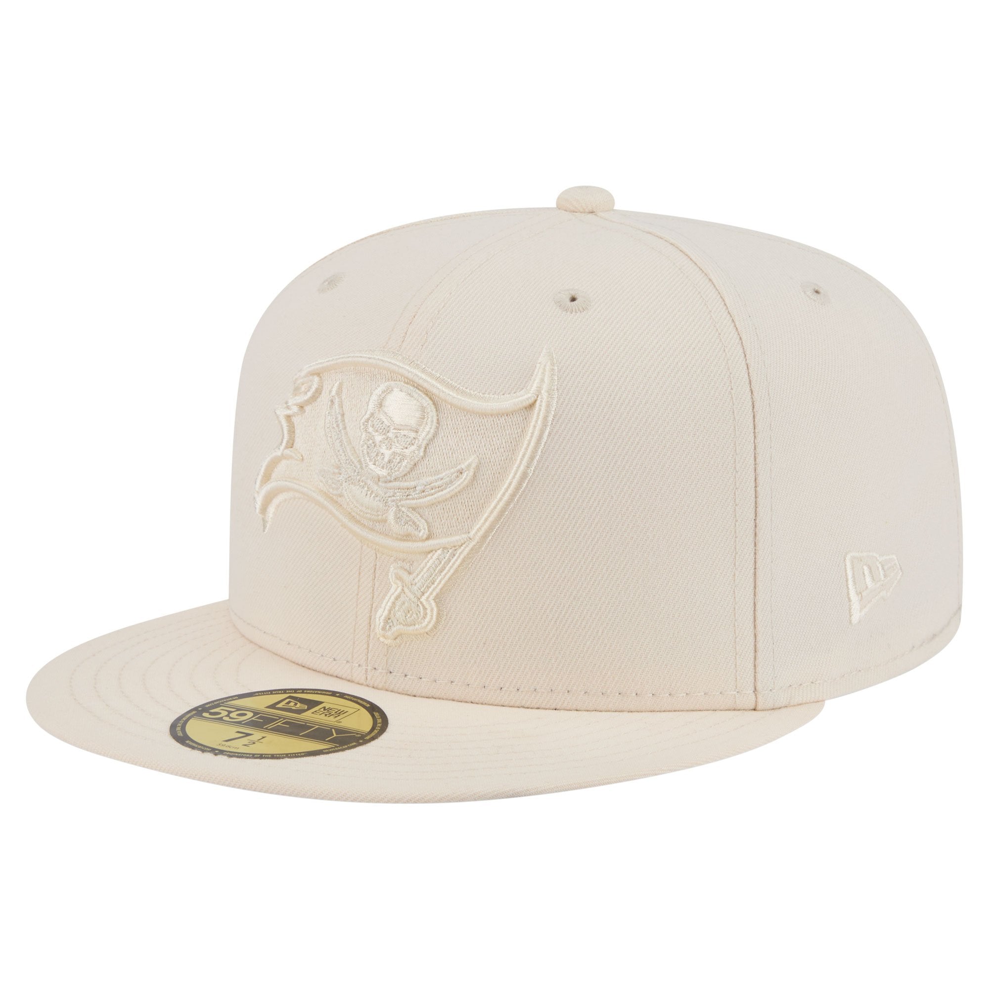 Men's New Era Cream Tampa Bay Buccaneers Color Pack 59FIFTY Fitted Hat