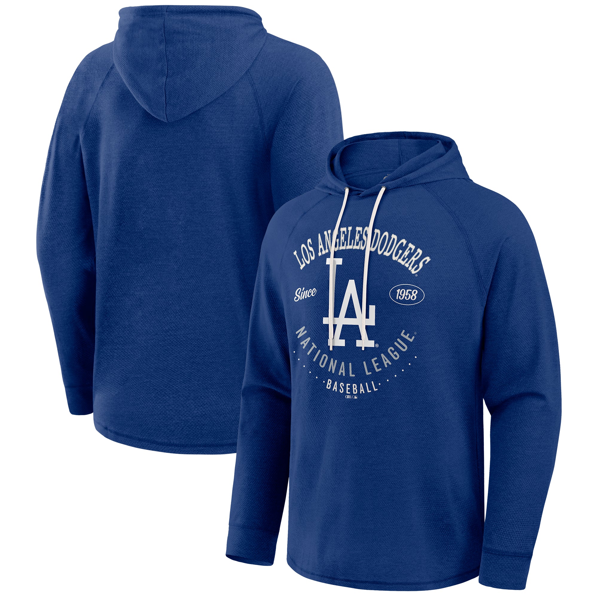 Men's Darius Rucker Collection by Fanatics Royal Los Angeles Dodgers Raglan Hooded Long Sleeve T-Shirt