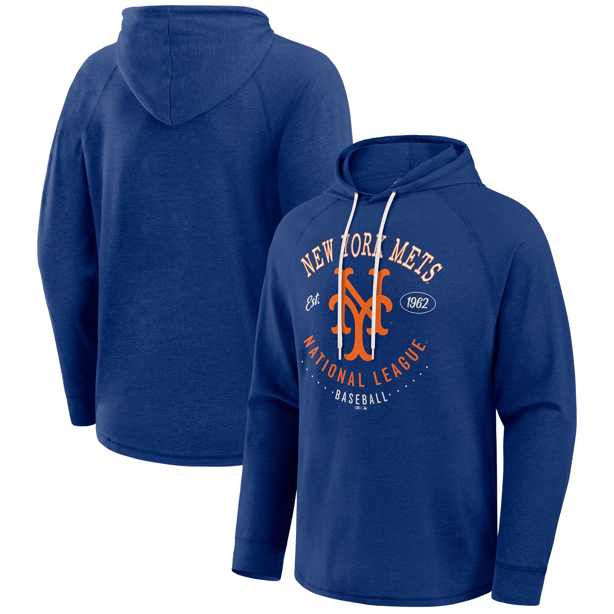 Men's Darius Rucker Collection by Fanatics Royal New York Mets Raglan Hooded Long Sleeve T-Shirt
