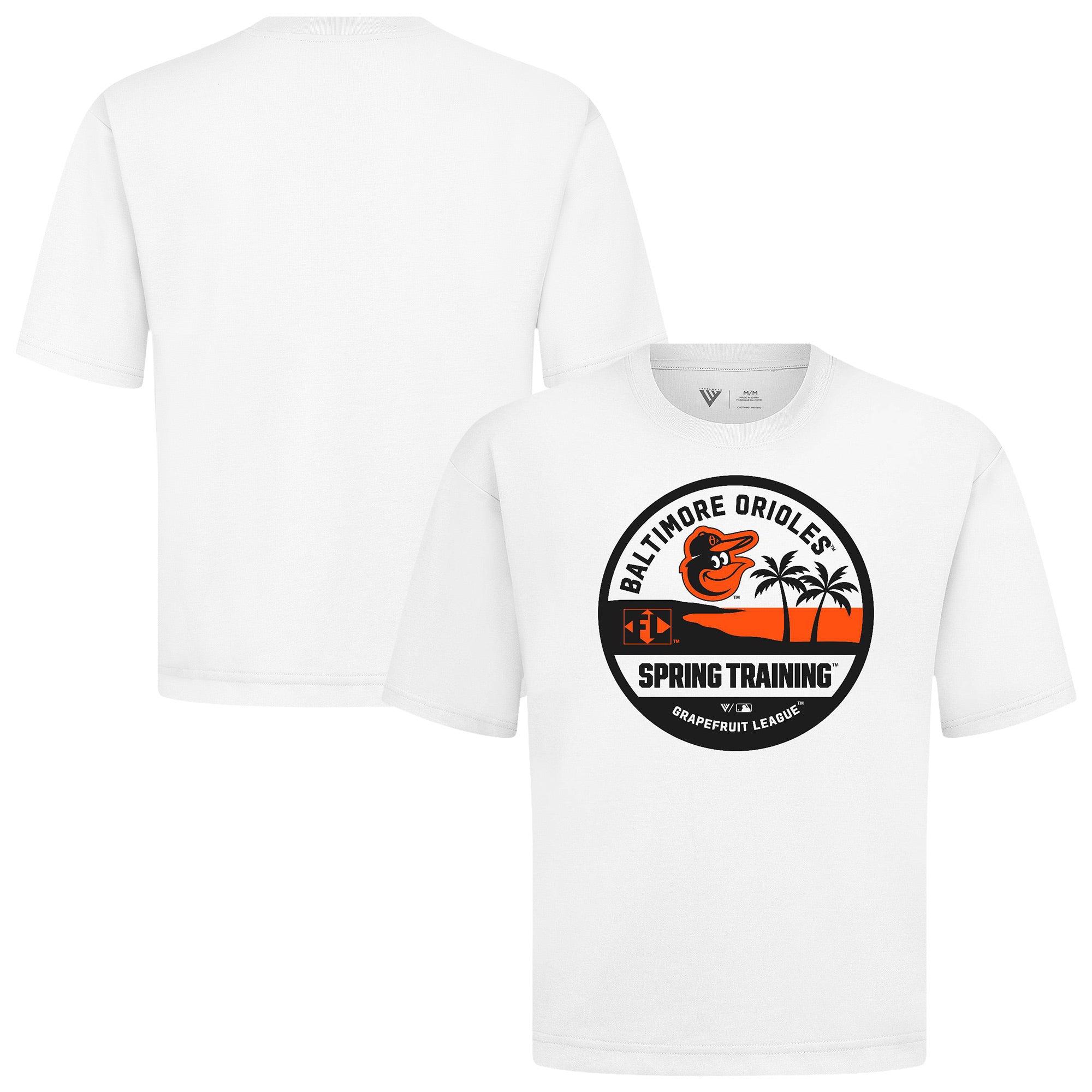 Men's Levelwear White Baltimore Orioles Spring Training Badge Luxe Signature Knit T-Shirt
