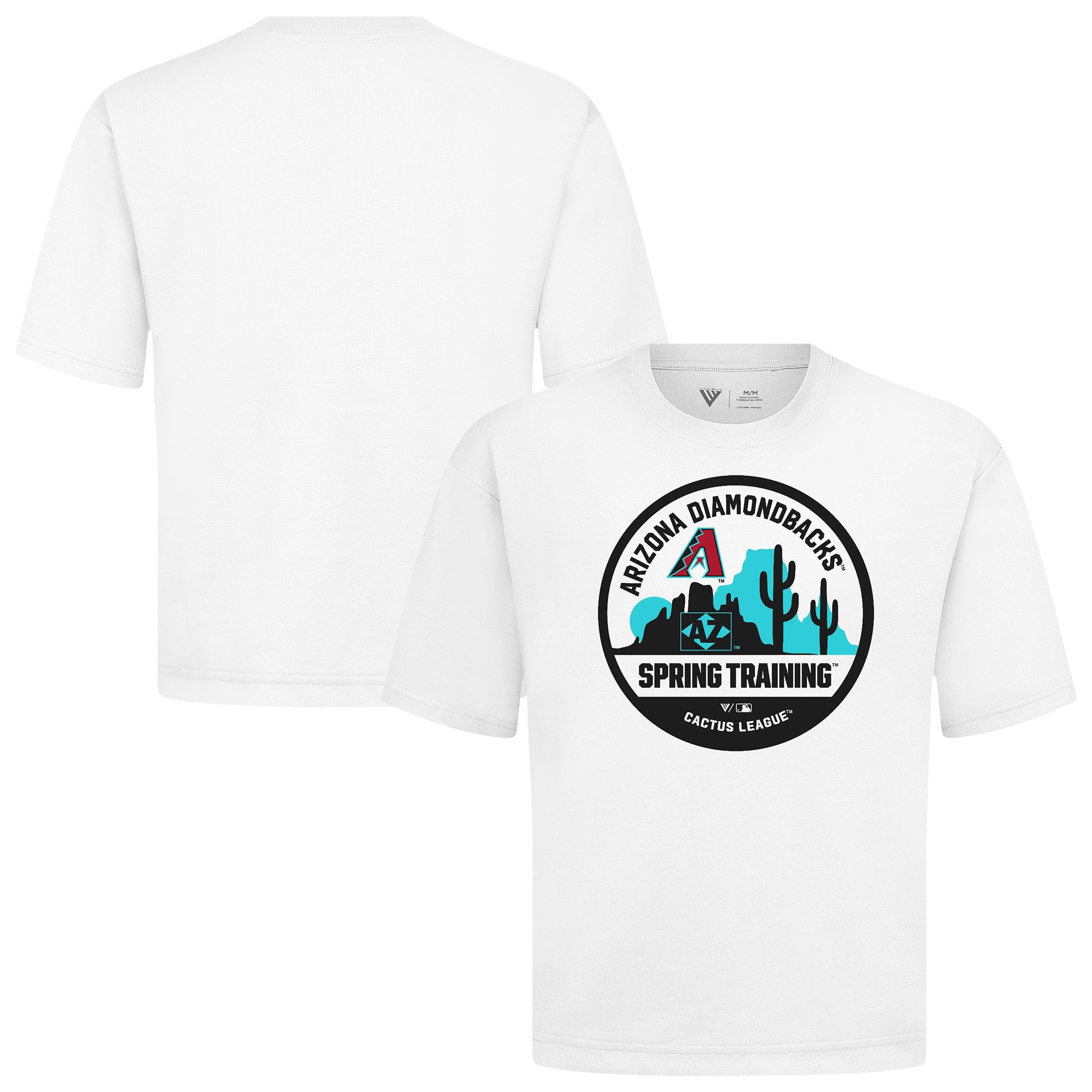 Men's Levelwear White Arizona Diamondbacks Spring Training Badge Luxe Signature Knit T-Shirt