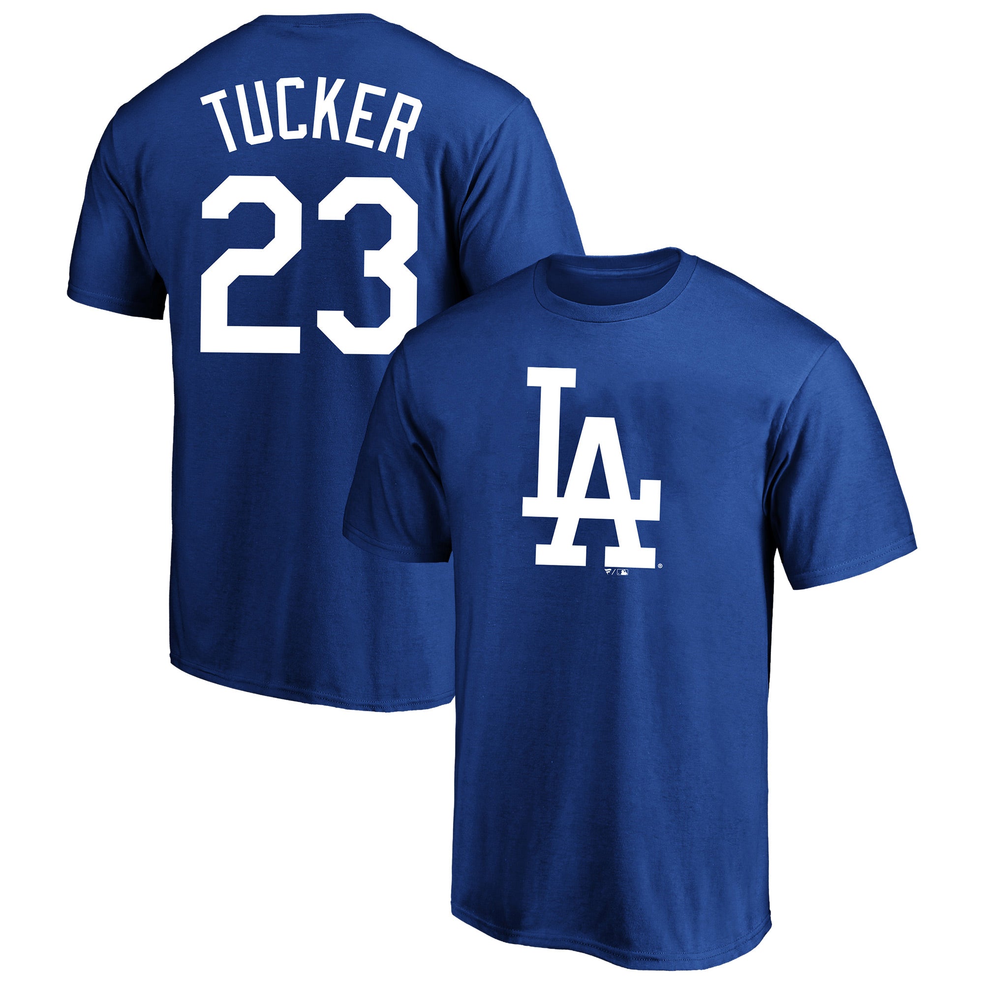 Men's Profile Kyle Tucker Royal Los Angeles Dodgers Big & Tall Player Name & Number T-Shirt