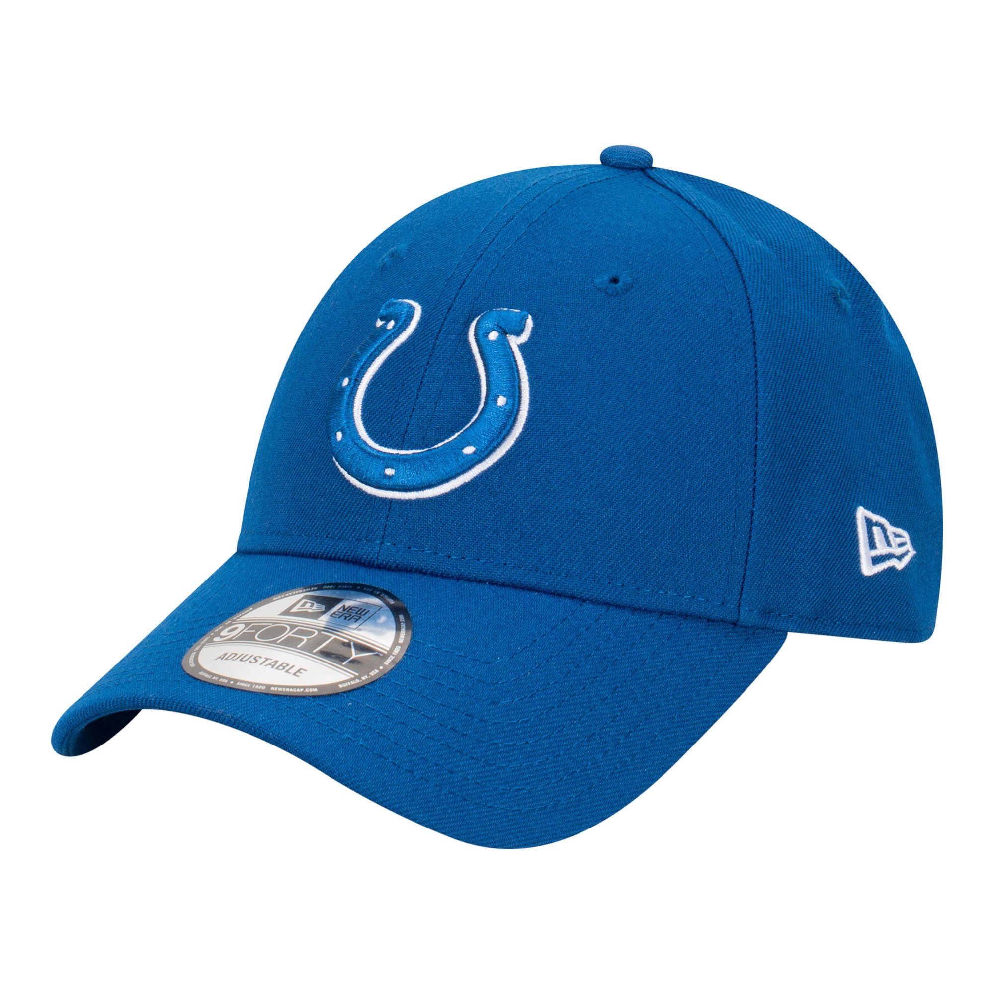 Men's New Era  Royal Indianapolis Colts Core Team 9FORTY Adjustable Hat