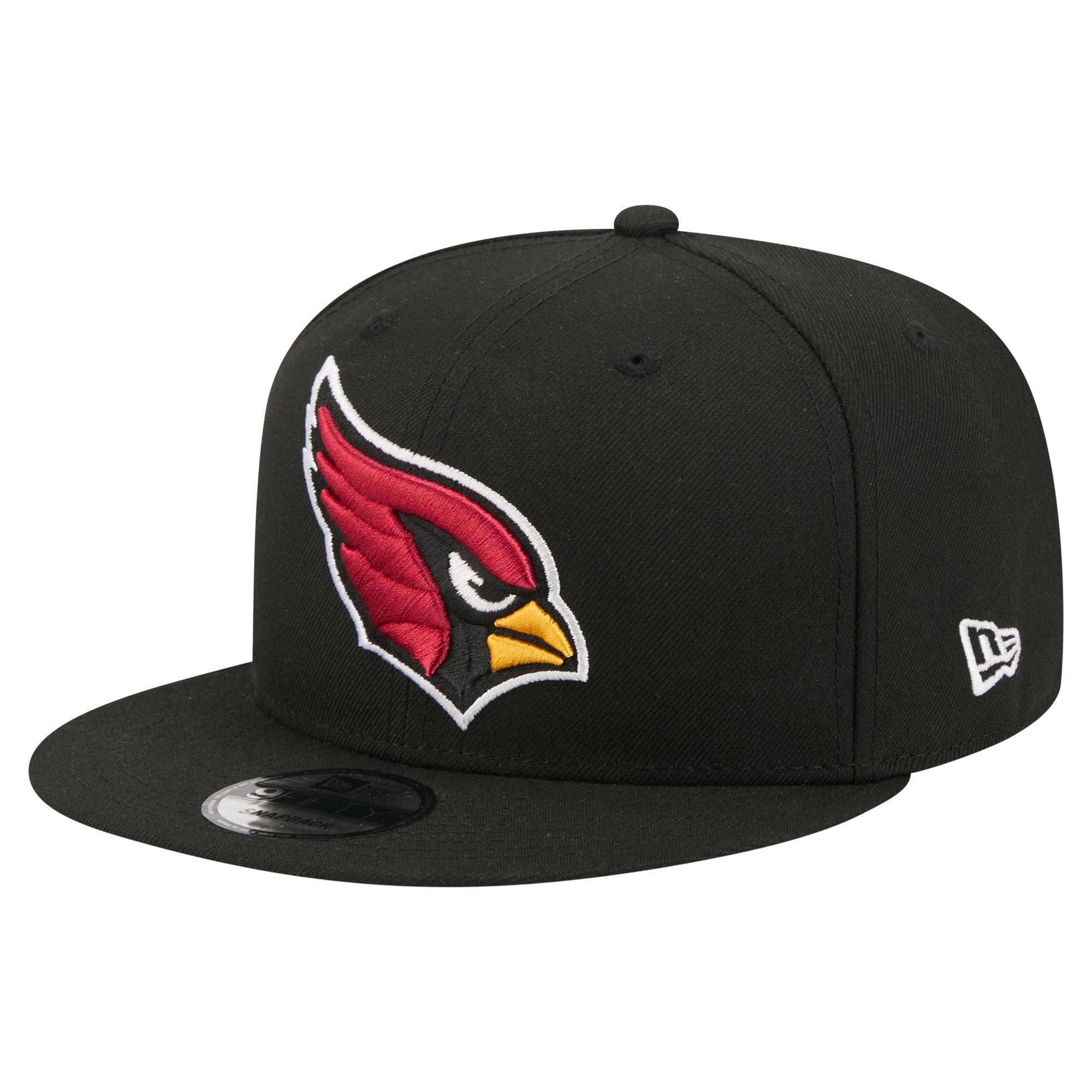 Men's New Era  Black Arizona Cardinals 9FIFTY Snapback Hat