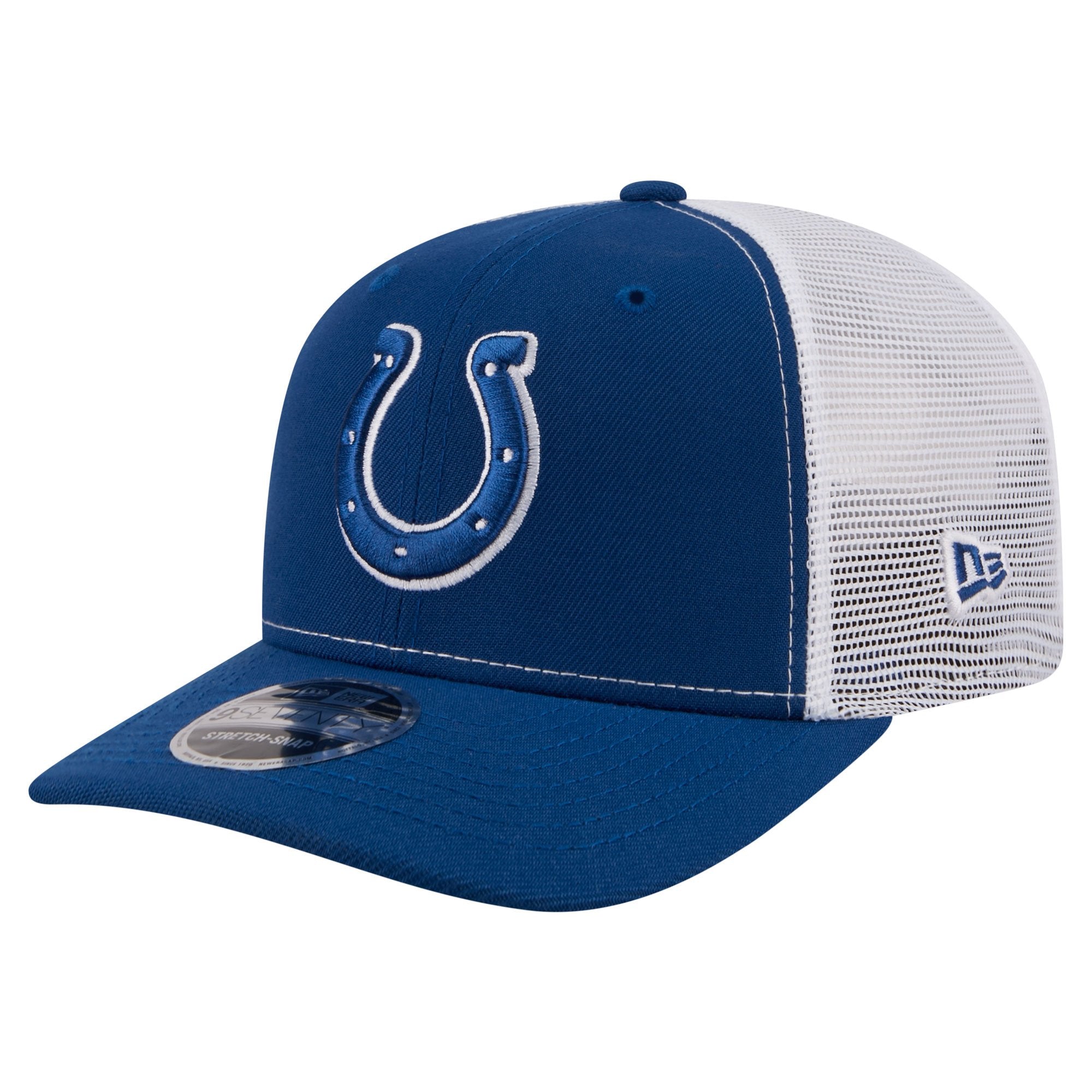 Men's New Era  Blue Indianapolis Colts 9SEVENTY Trucker Adjustable Hat