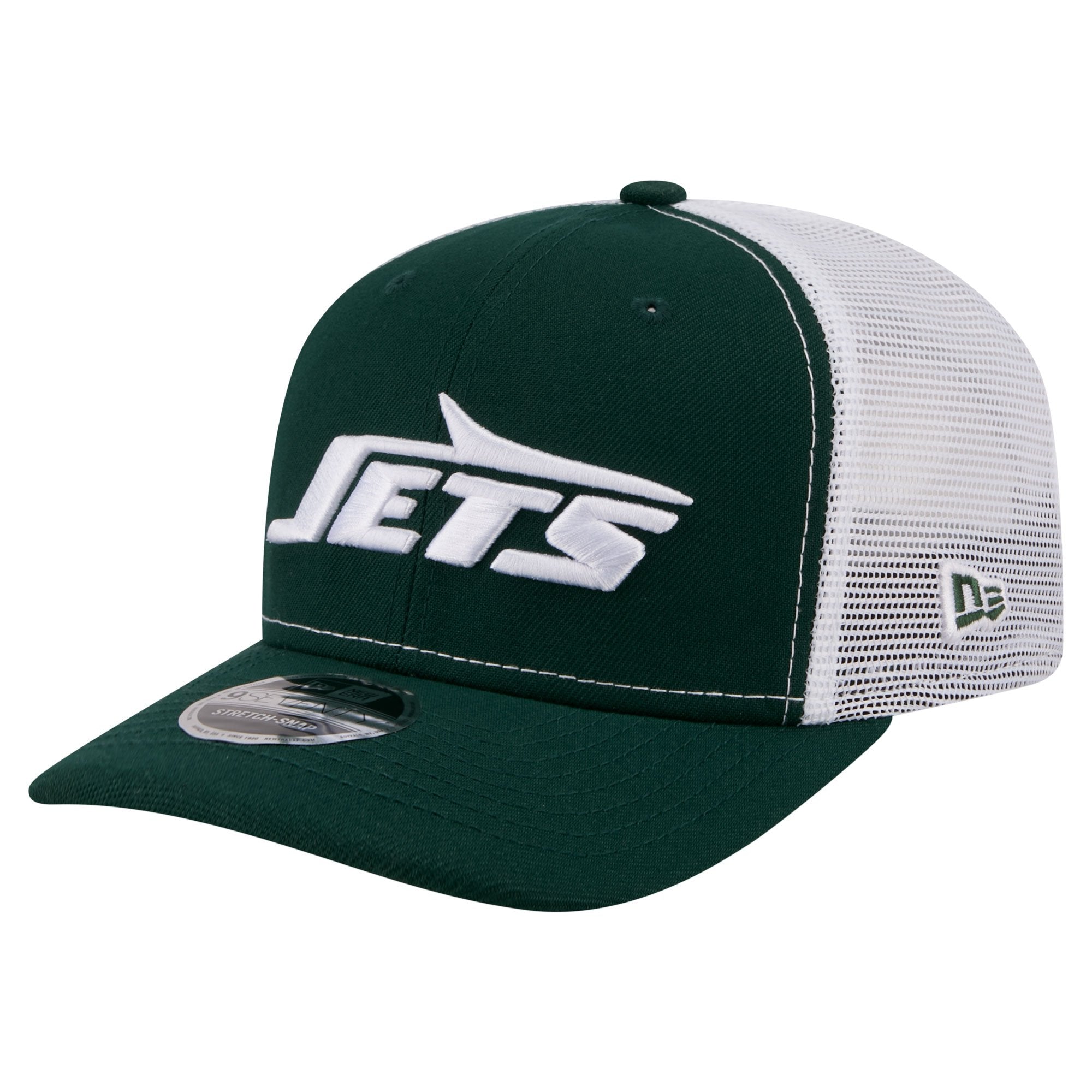 Men's New Era  Green New York Jets 9SEVENTY Trucker Adjustable Hat