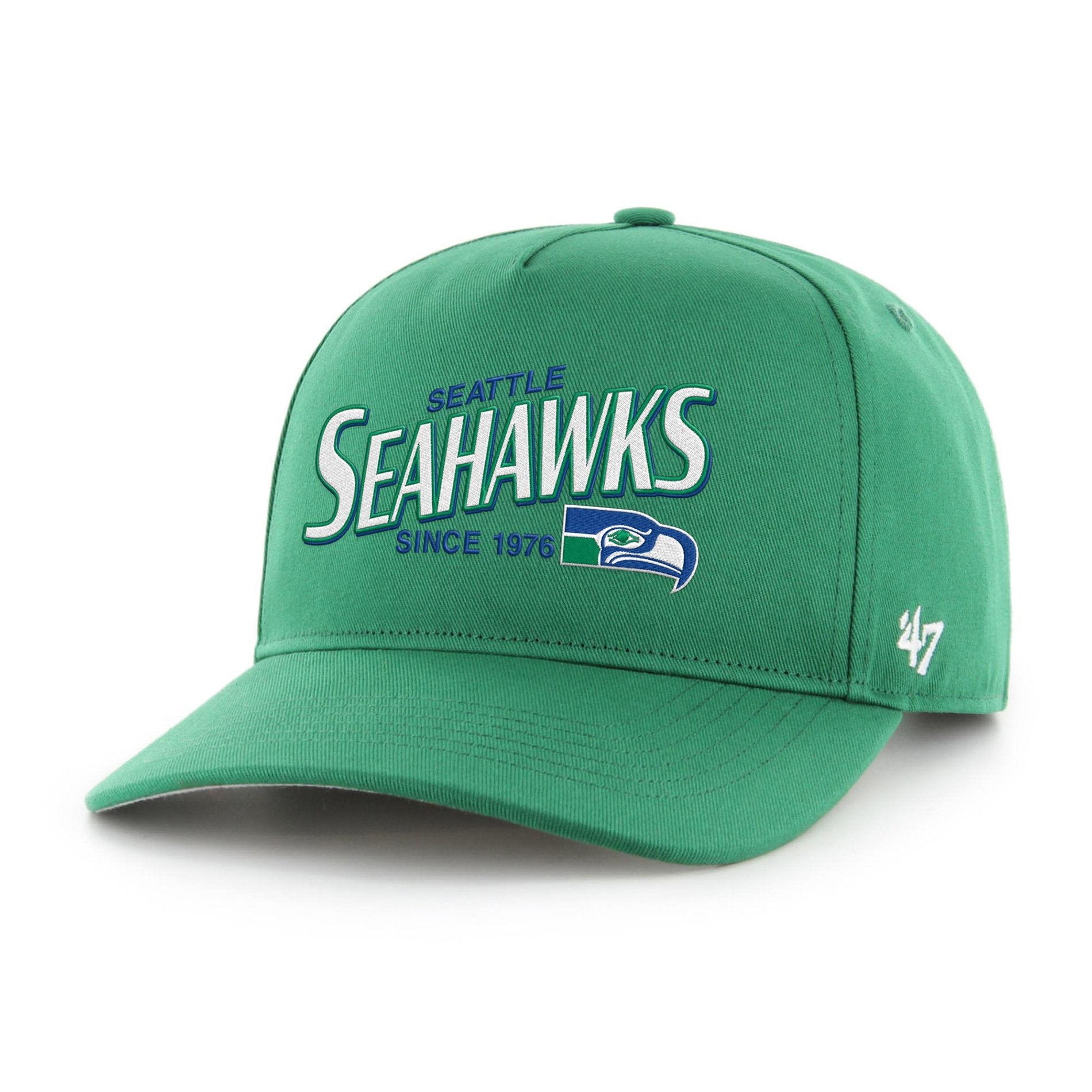 Men's '47  Green Seattle Seahawks Throwback Hitch Adjustable Hat