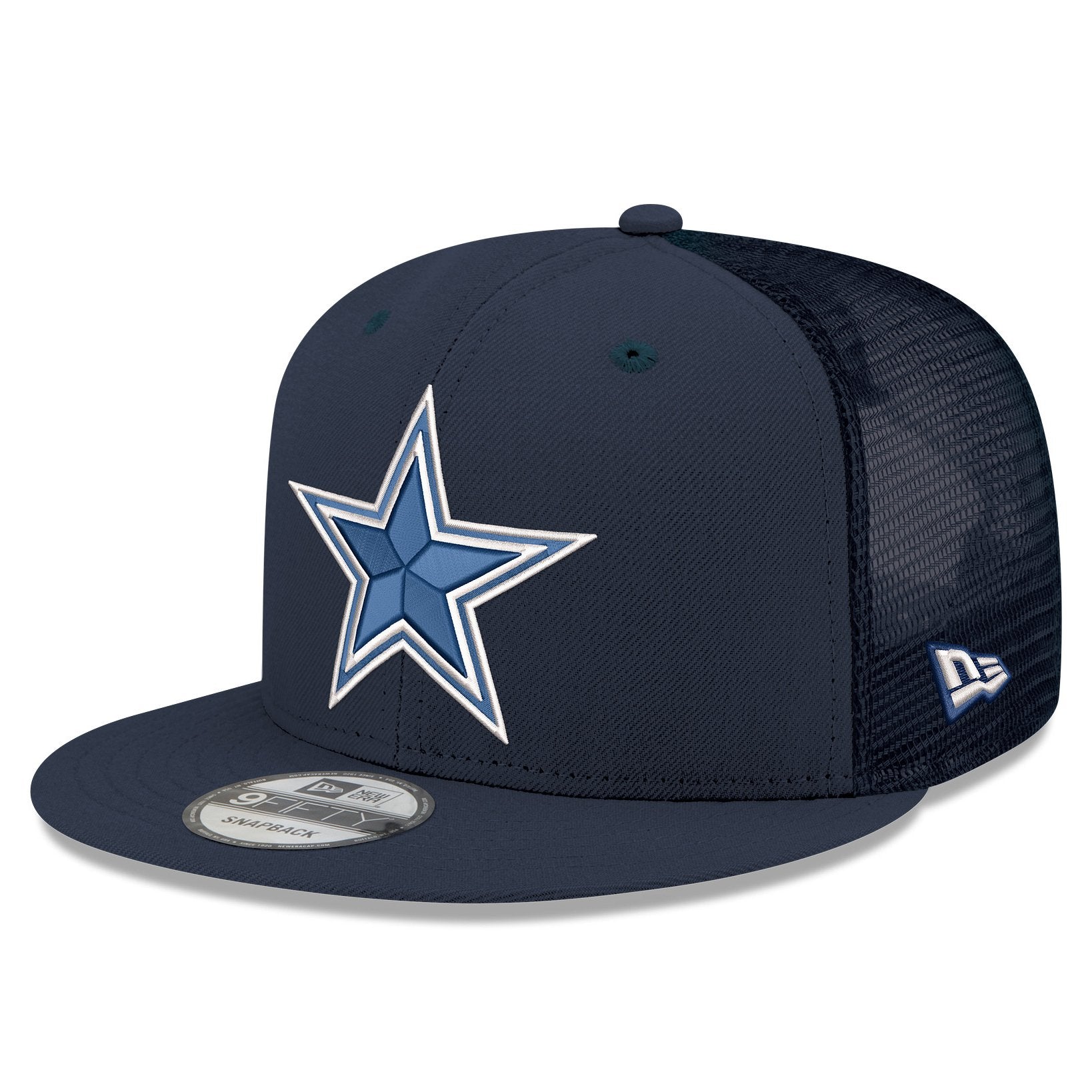 Men's New Era  Navy Dallas Cowboys Core Team 9FIFTY Trucker Snapback Hat