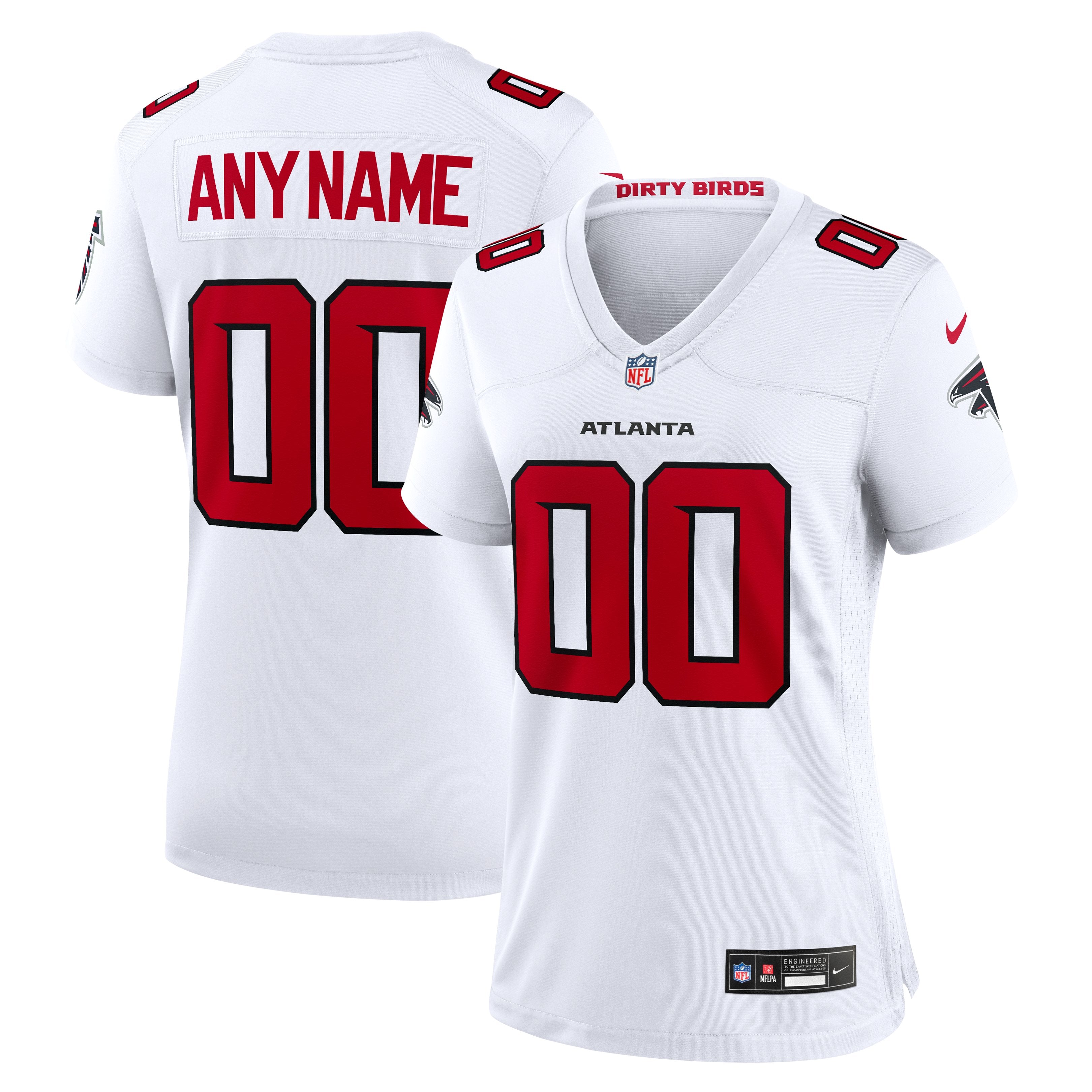 Women's Nike White Atlanta Falcons Custom Game Jersey