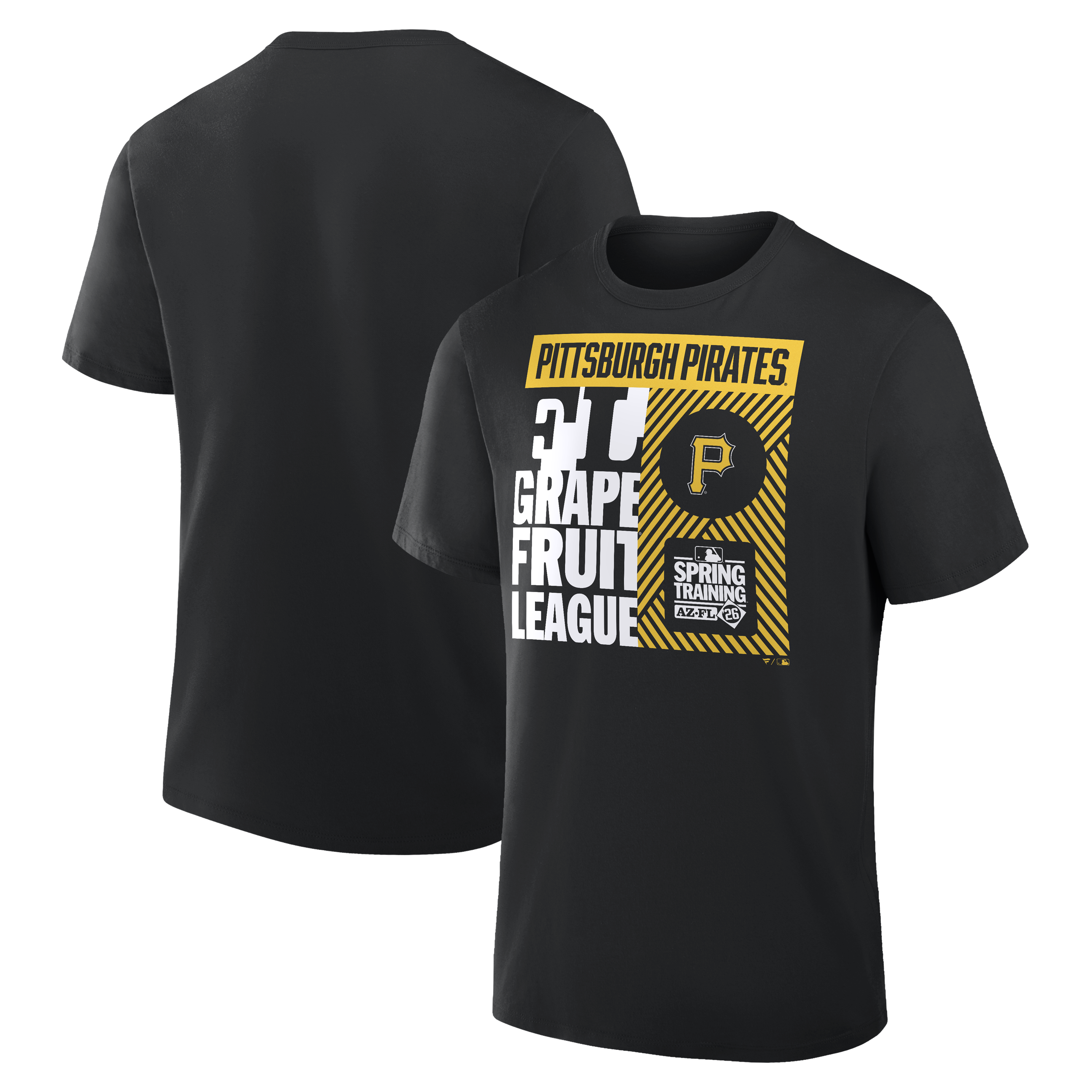 Men's Black Pittsburgh Pirates 2026 Spring Training True Icon T-Shirt