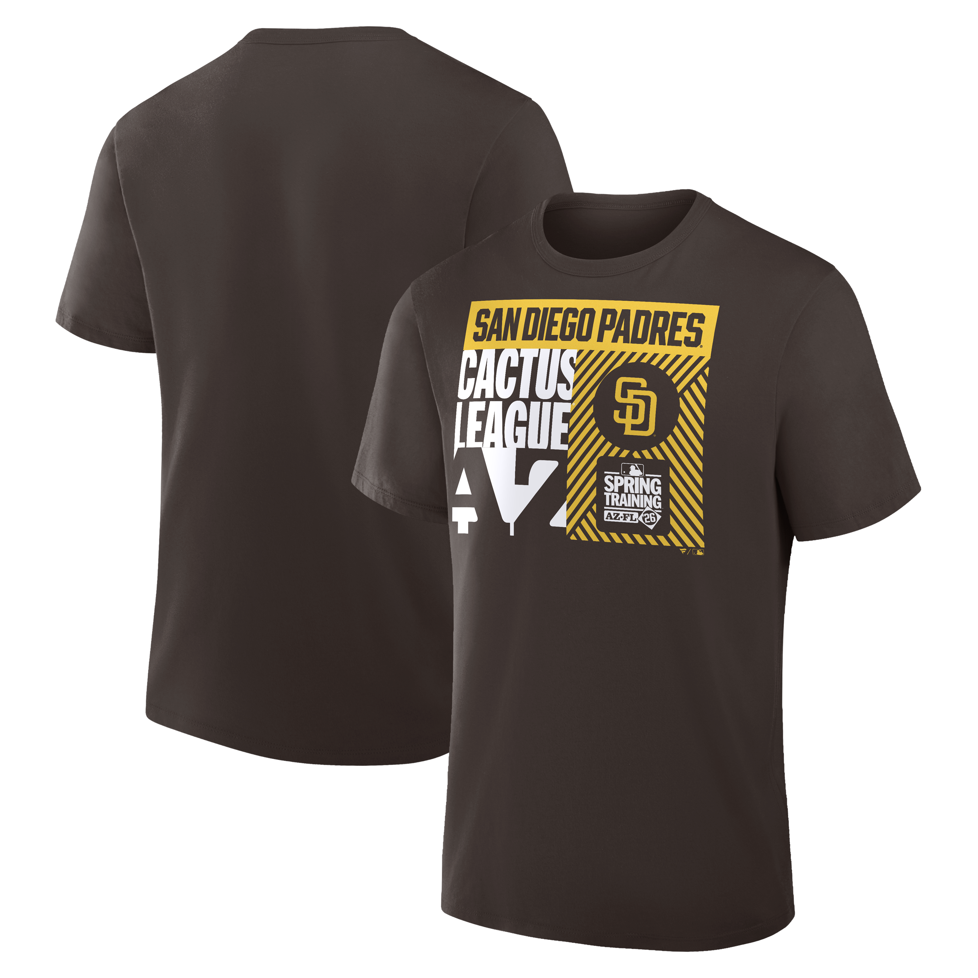Men's Brown San Diego Padres 2026 Spring Training True Icon T-Shirt