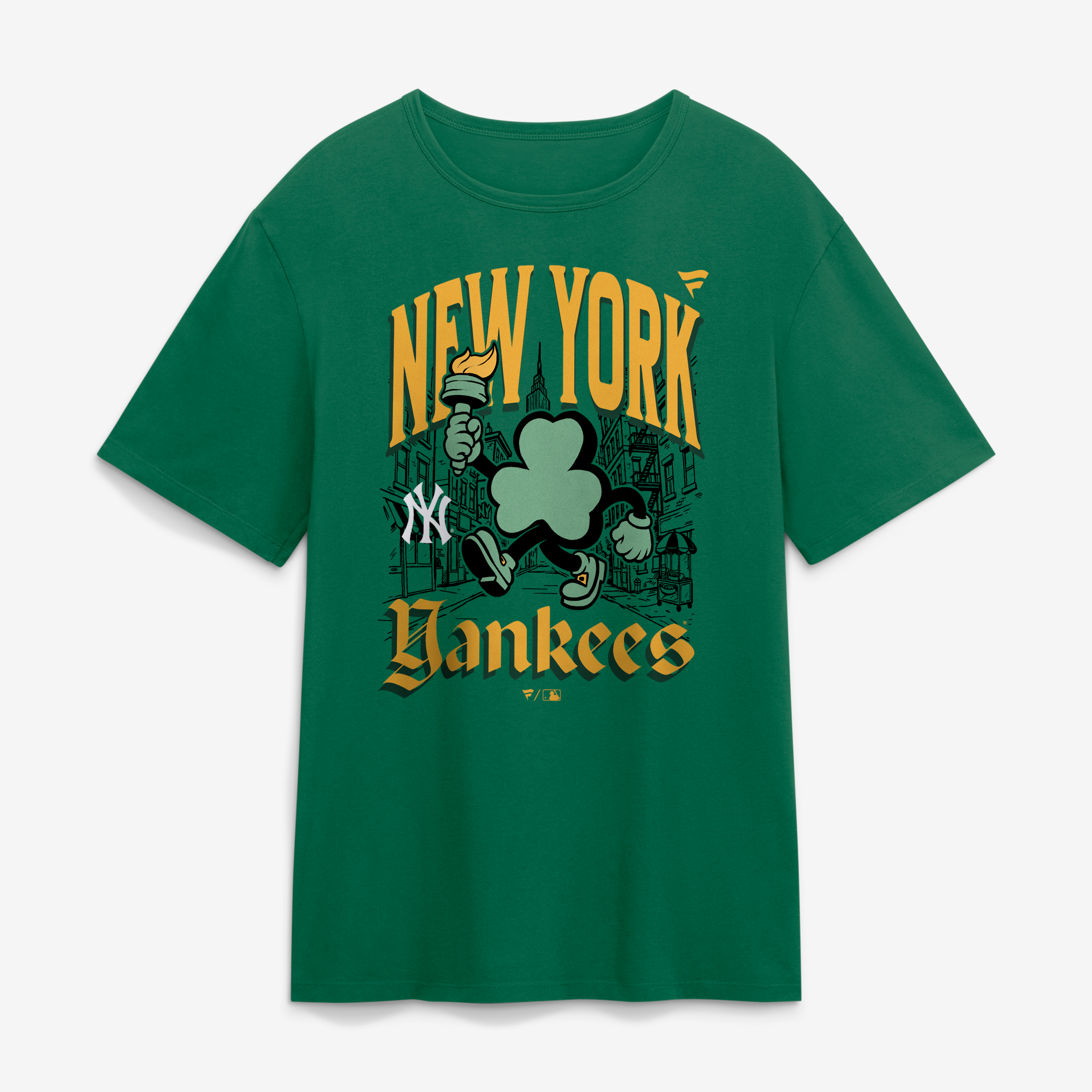 Men's Green New York Yankees St. Patty's Parade T-Shirt