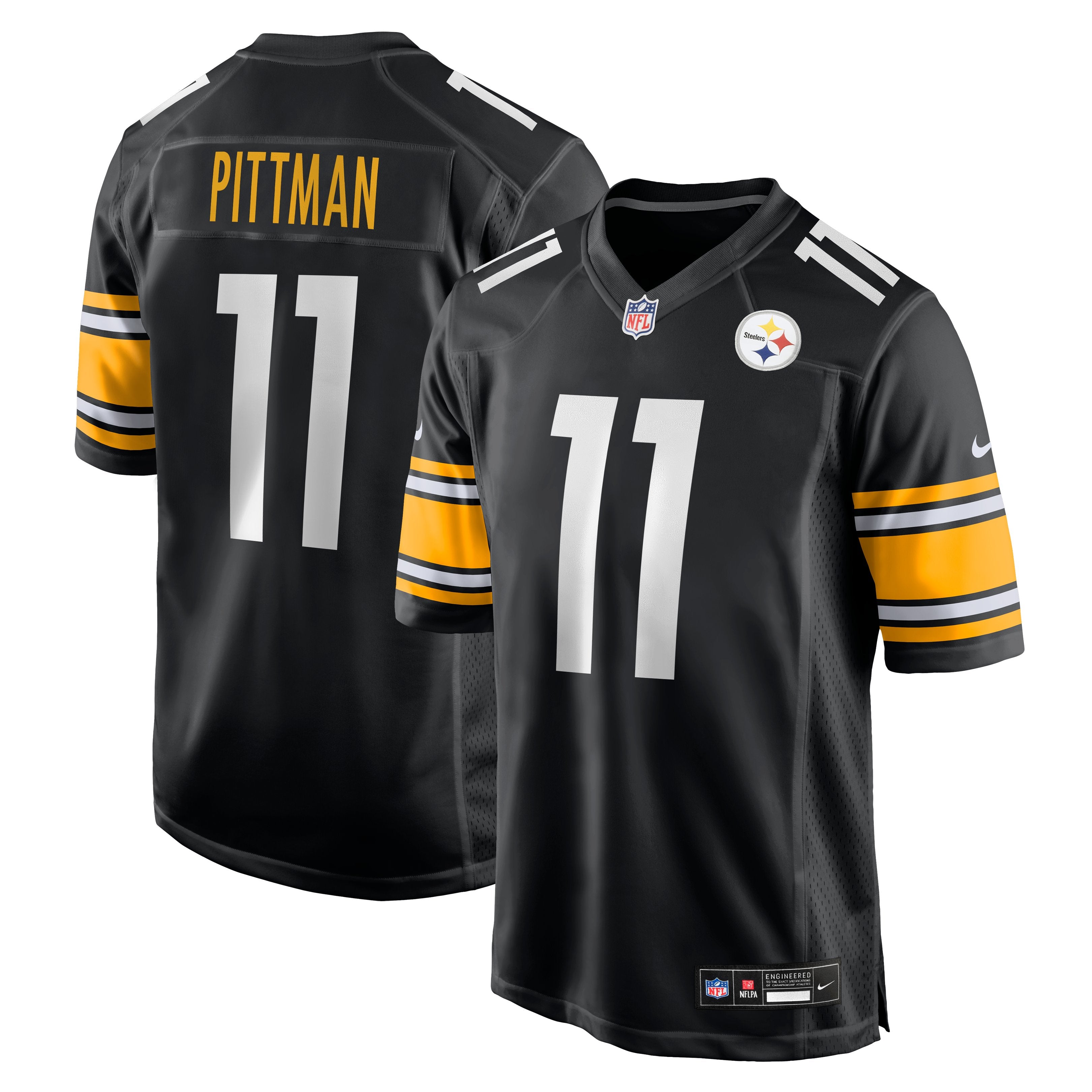 Men's Nike Michael Pittman Jr. Black Pittsburgh Steelers Game Jersey