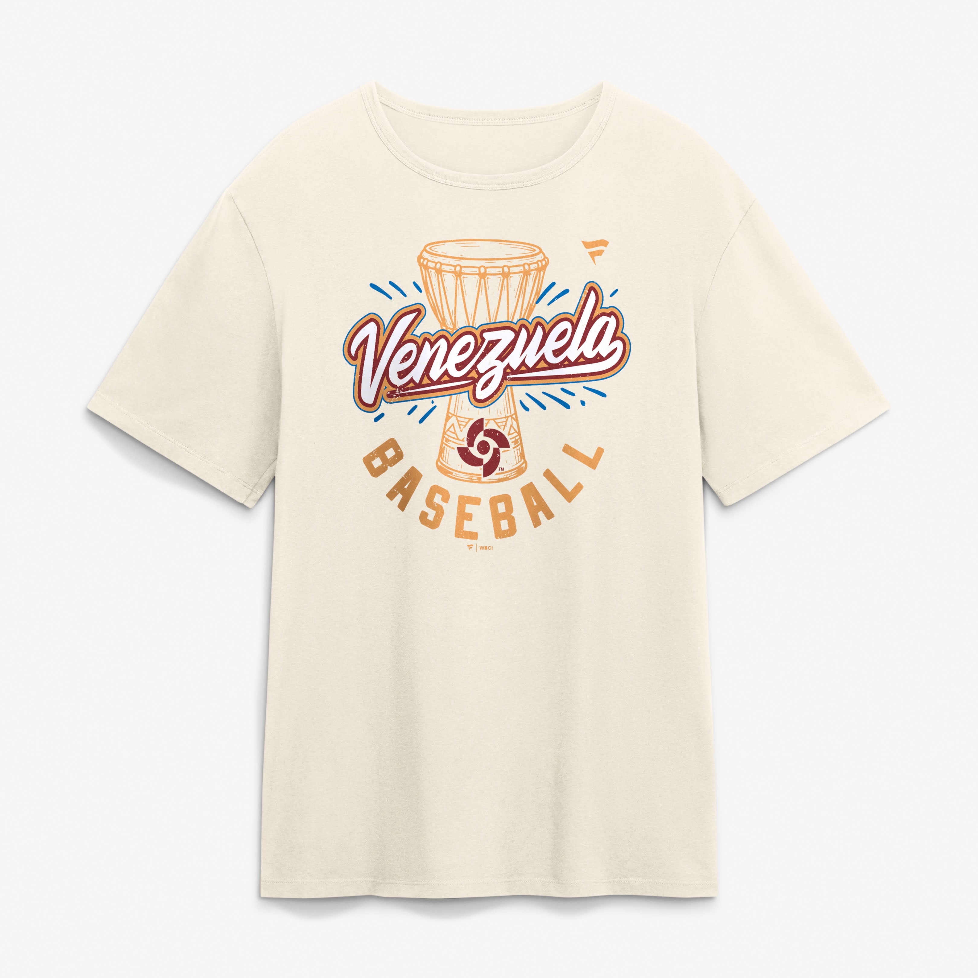 Men's Cream Venezuela Baseball 2026 World Baseball Classic Hype T-Shirt