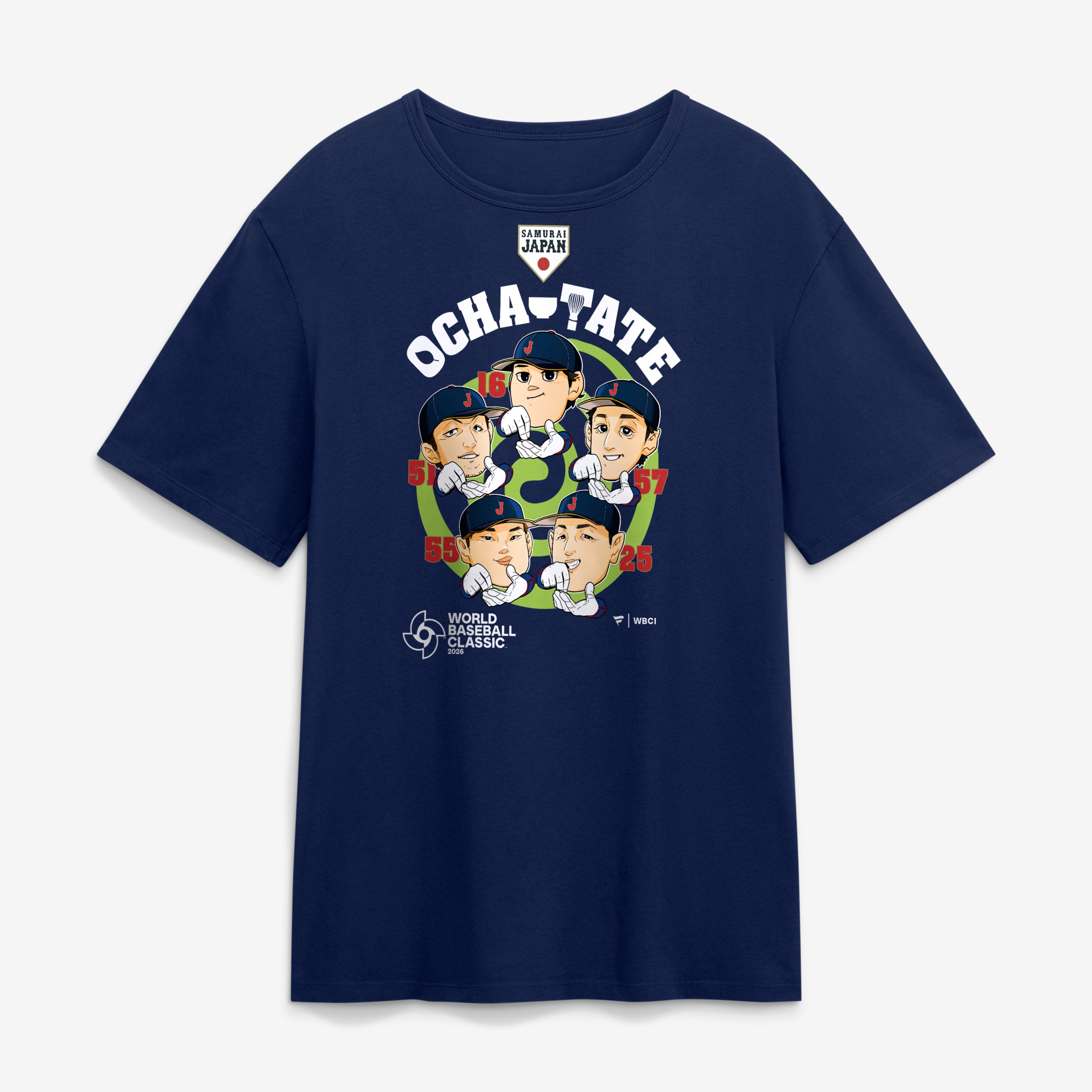 Men's Navy Japan Baseball 2026 World Baseball Classic Ocha Tate T-Shirt
