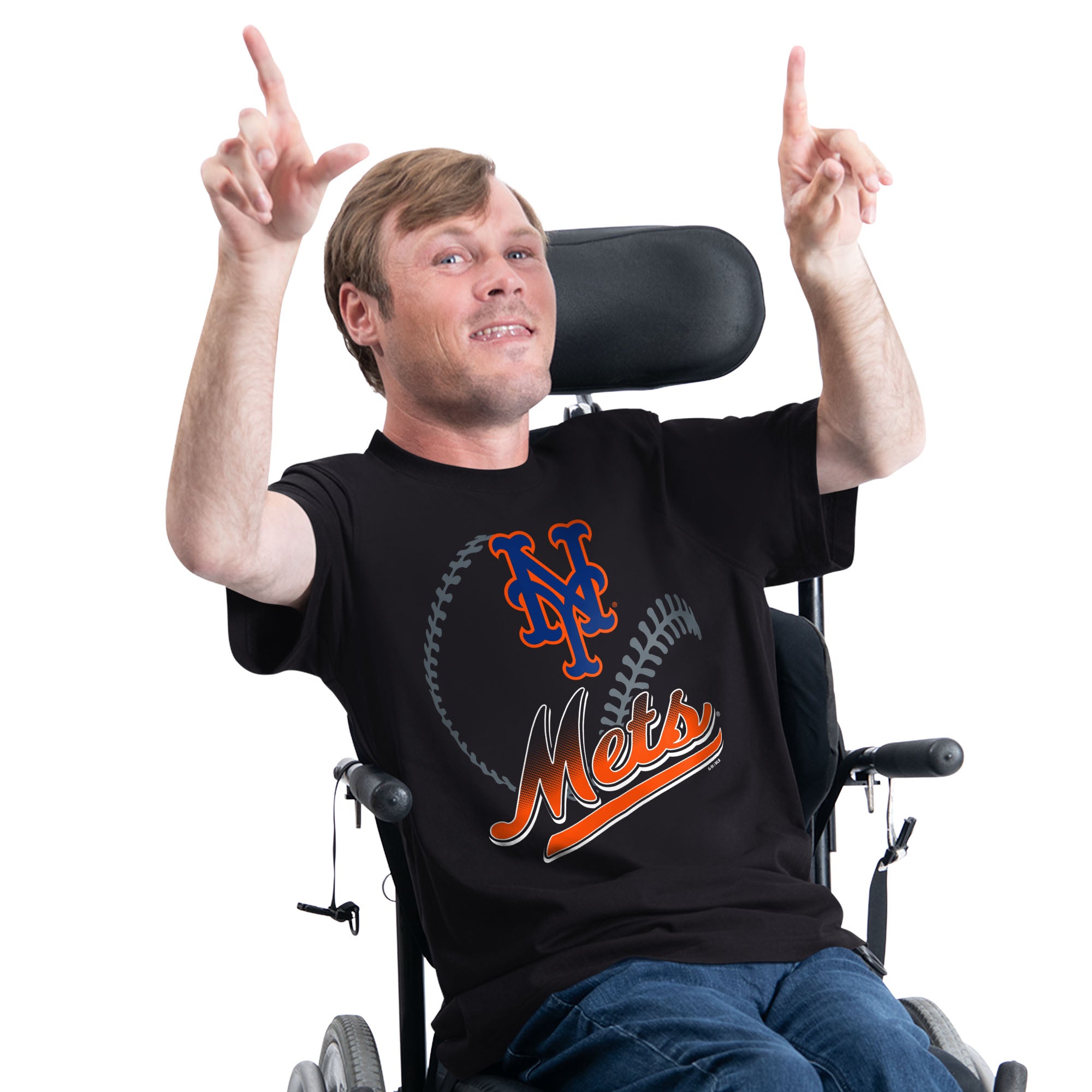 Men's Starter Black New York Mets Adaptive Shadow Pitch T-Shirt