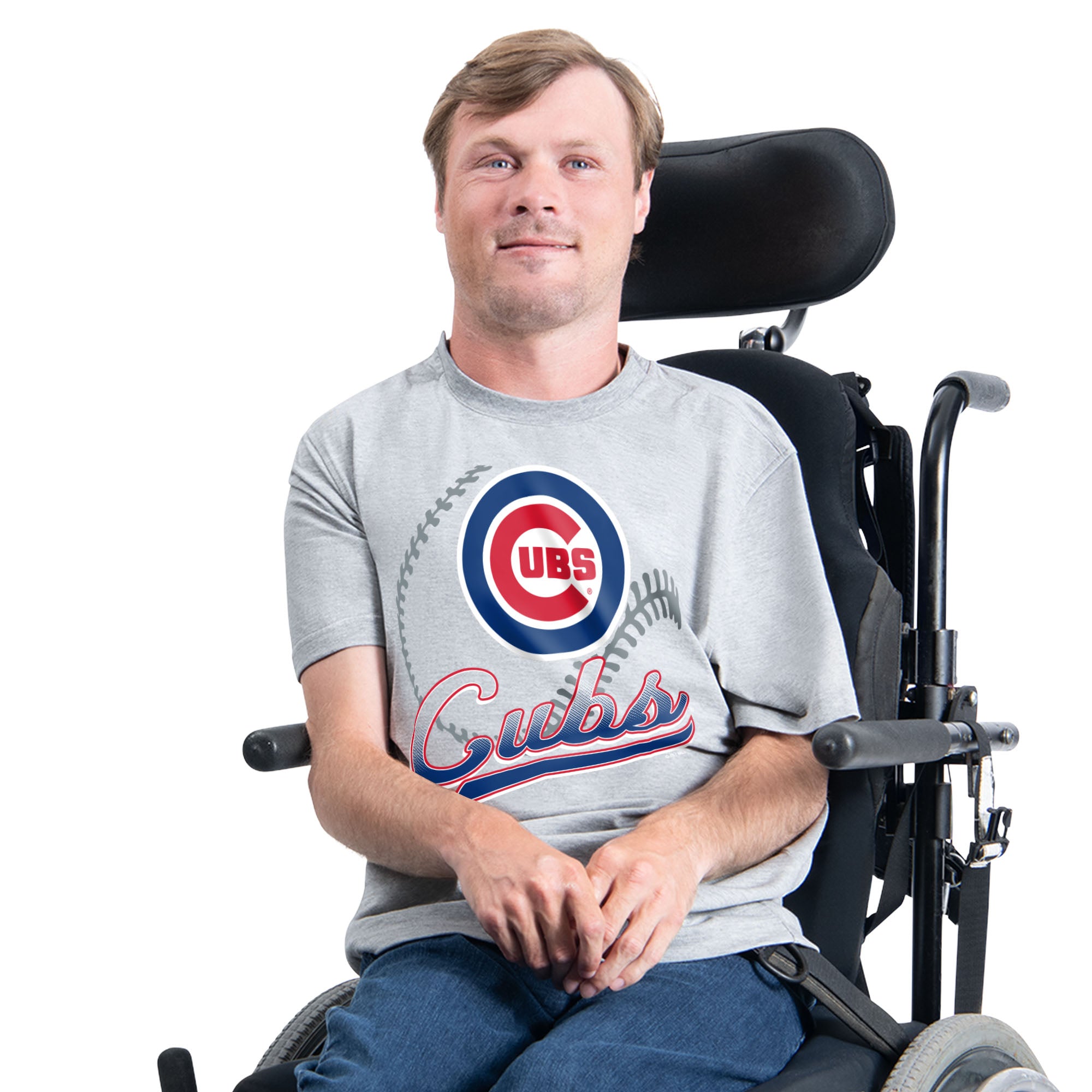 Men's Starter Gray Chicago Cubs Adaptive Shadow Pitch T-Shirt