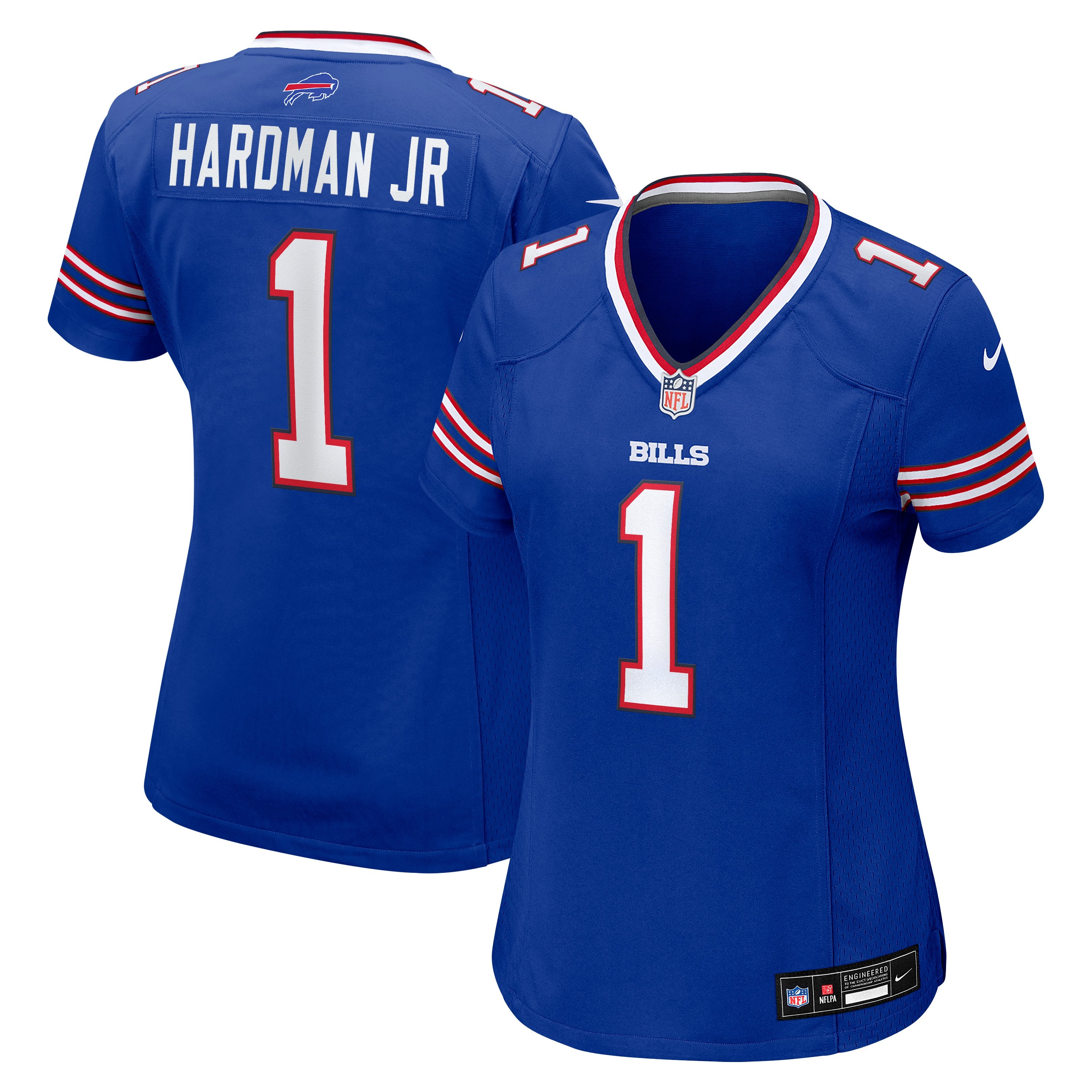 Women's Nike Mecole Hardman  Royal Buffalo Bills Team Game Jersey
