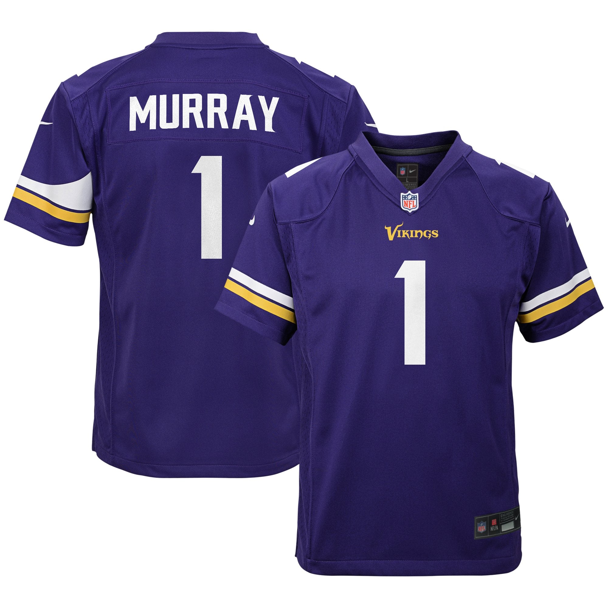 Youth Nike Kyler Murray Purple Minnesota Vikings Game Jersey