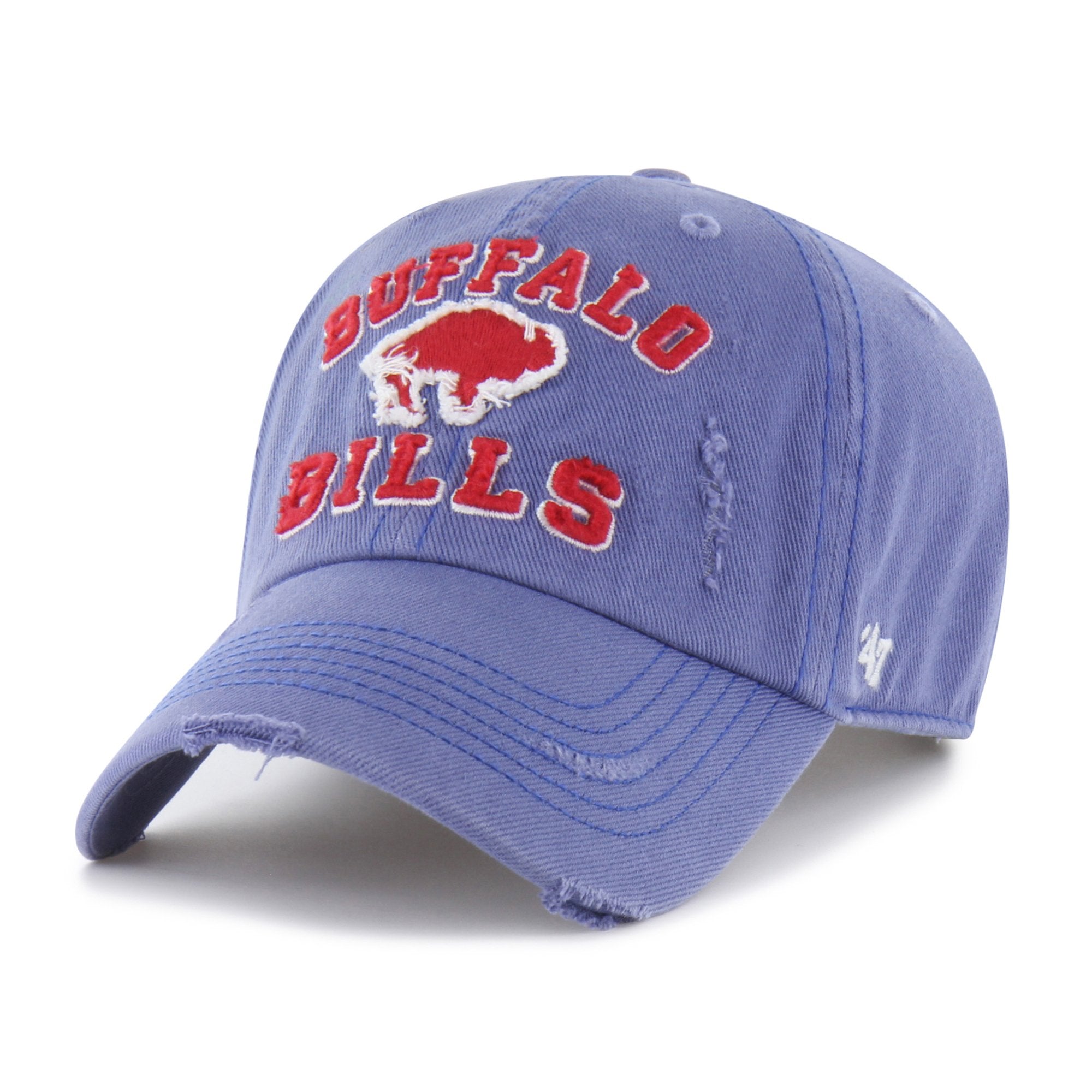 Men's '47  Royal Buffalo Bills Seymoore Clean Up Adjustable Hat