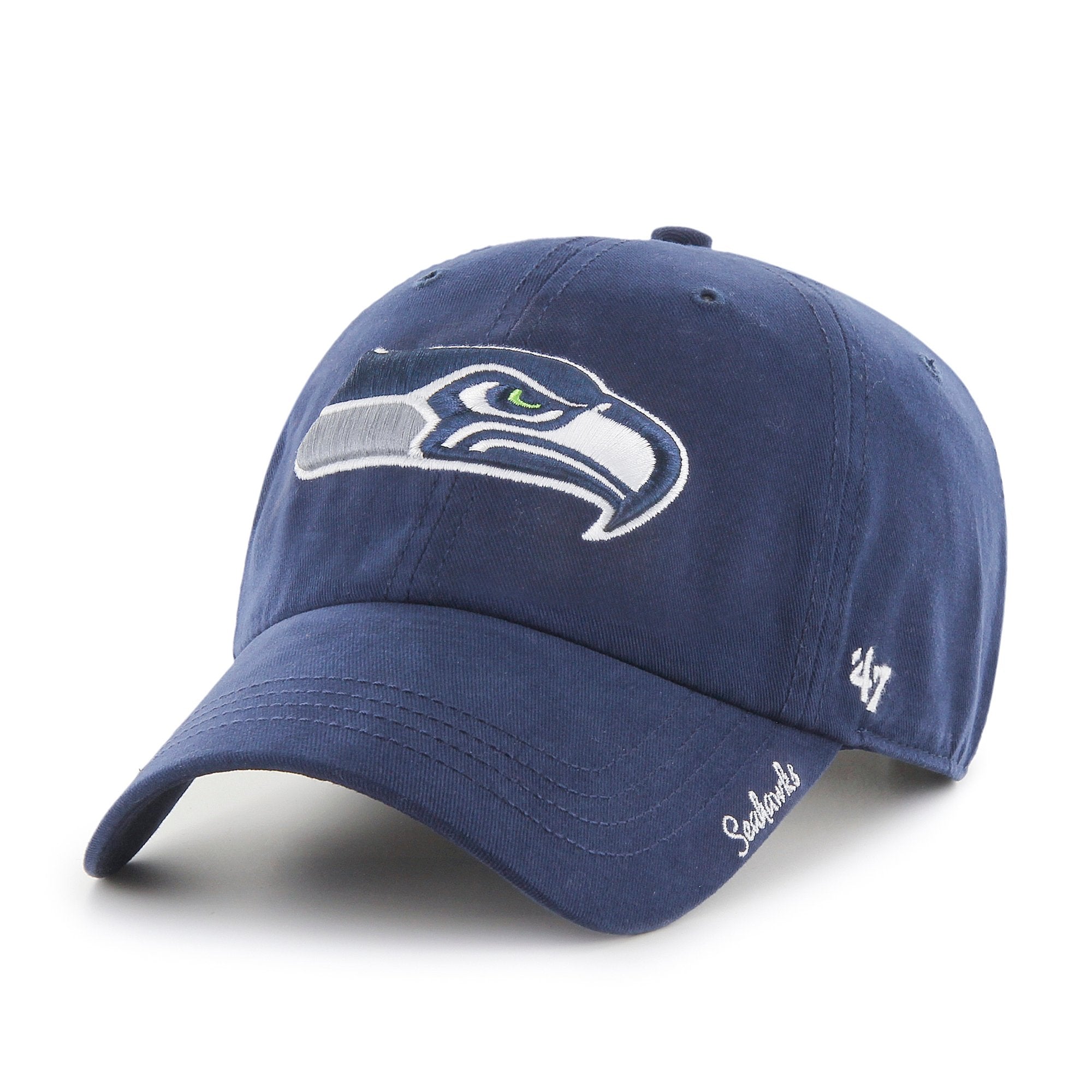Women's '47 College Navy Seattle Seahawks Miata Clean Up Adjustable Hat