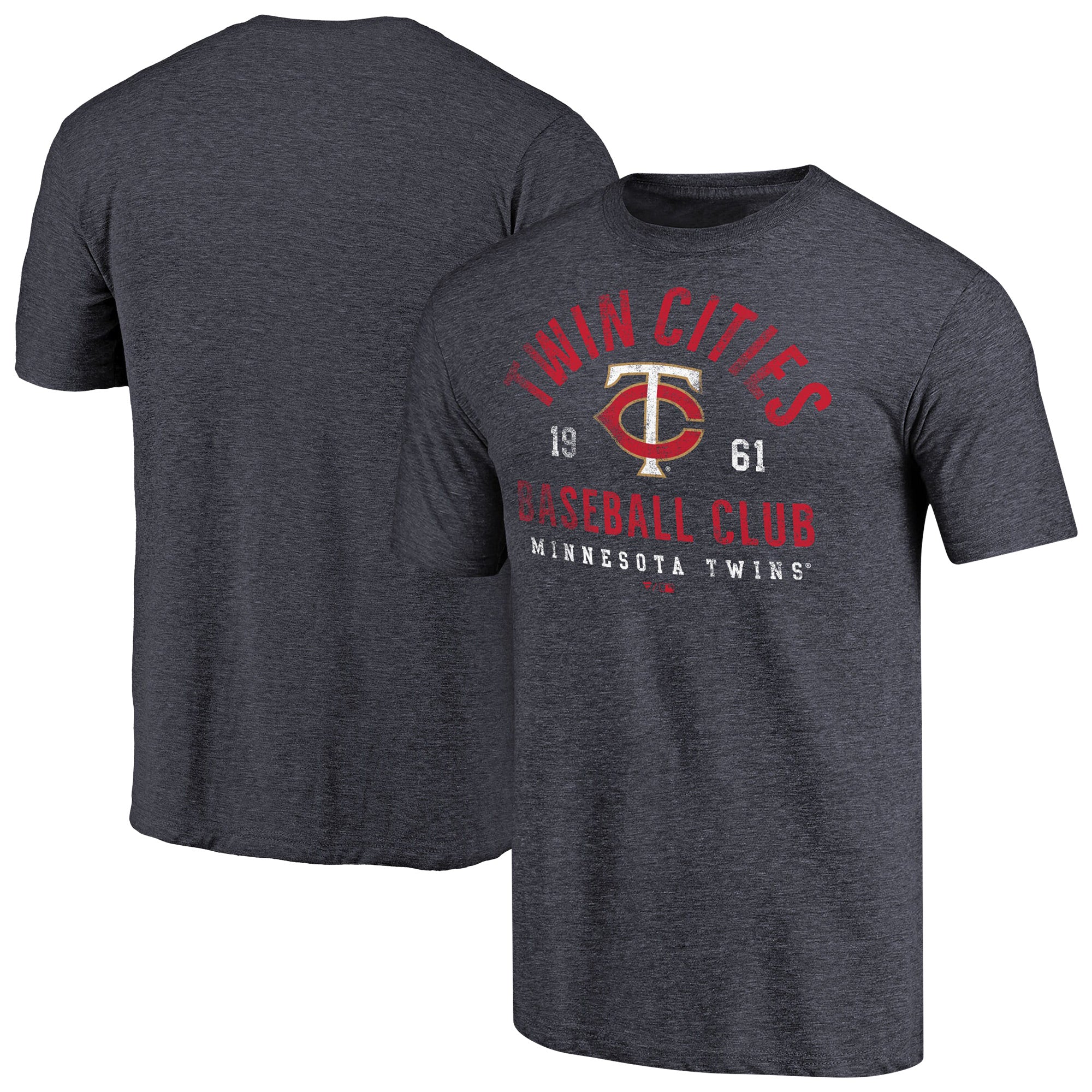 Men's Navy Minnesota Twins Hometown Collection Twin Cities T-Shirt