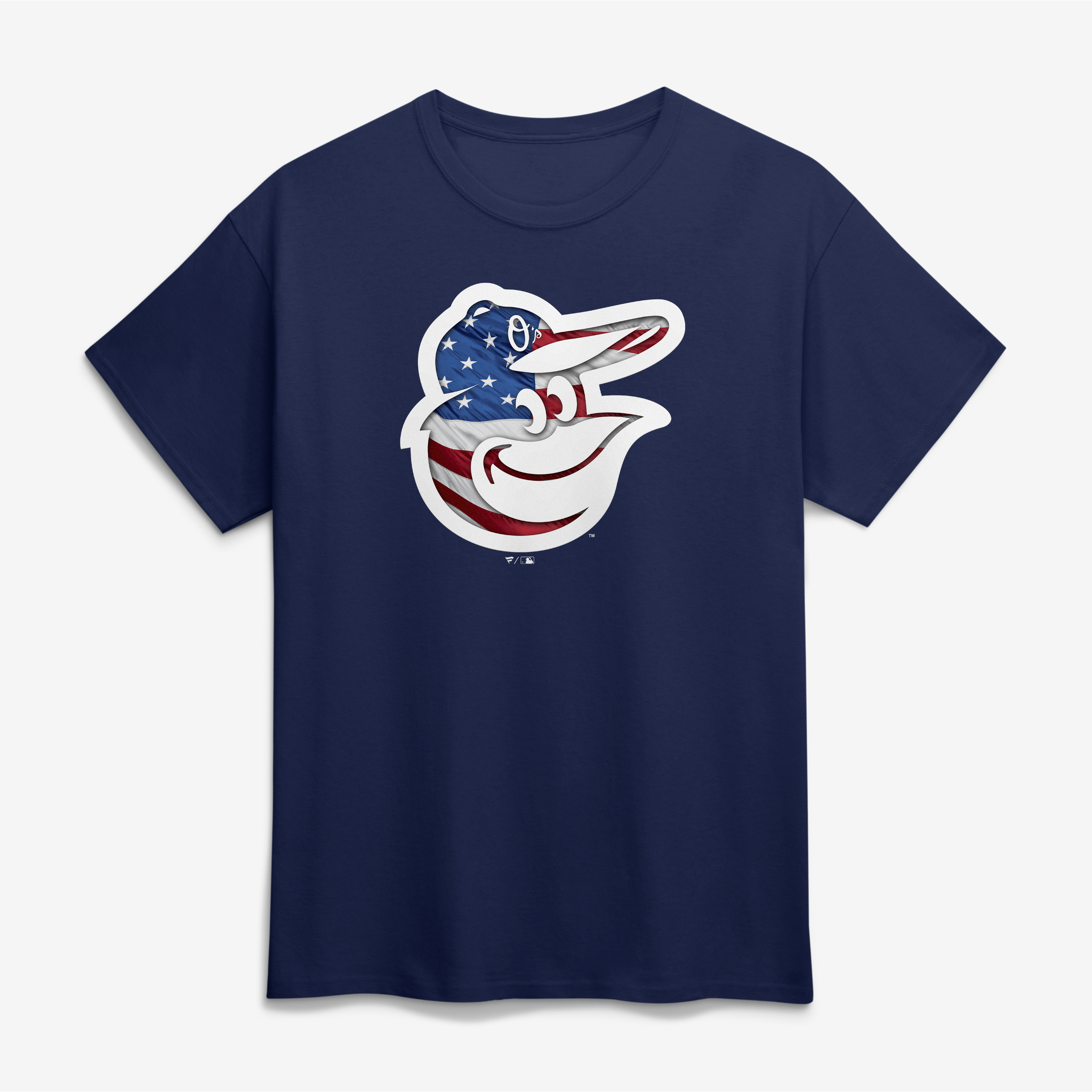 Men's Fanatics Navy Baltimore Orioles Banner Wave T-Shirt