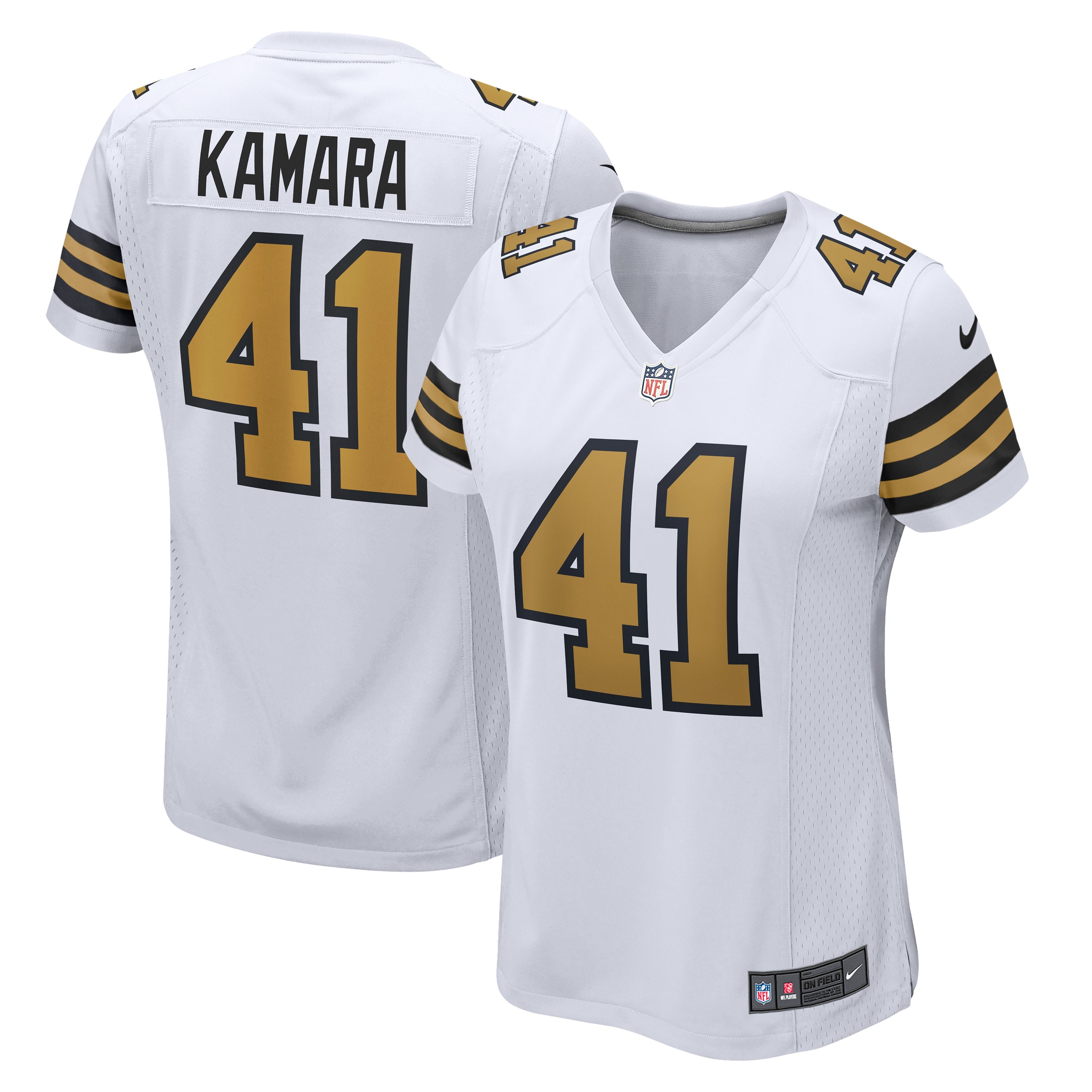 Women's Nike Alvin Kamara White New Orleans Saints Alternate Game Player Jersey