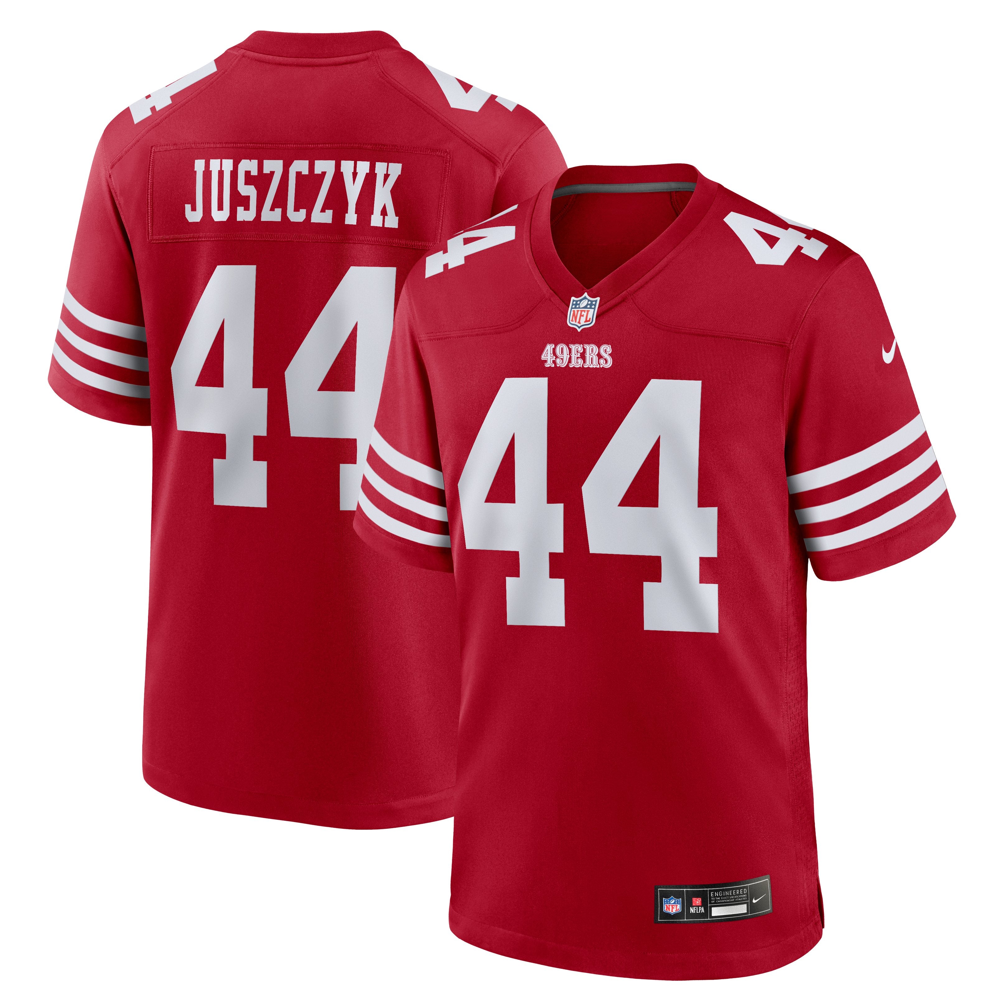 Men's Nike Kyle Juszczyk Scarlet San Francisco 49ers Player Game Jersey