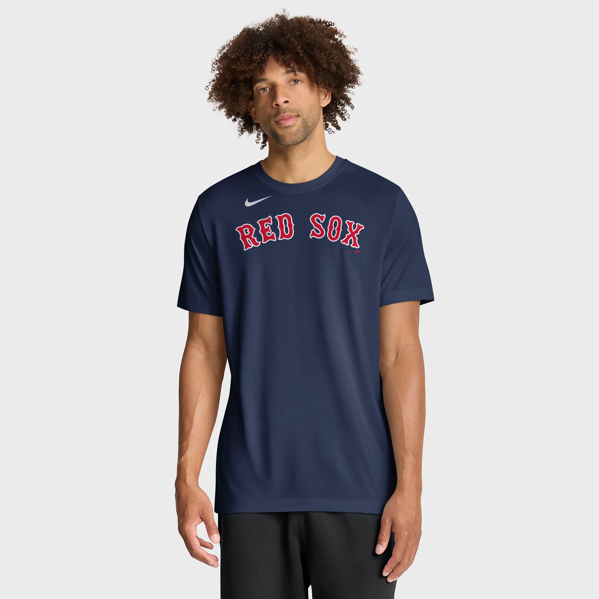 Men's Nike Navy Boston Red Sox New Legend Wordmark Dri-FIT T-Shirt