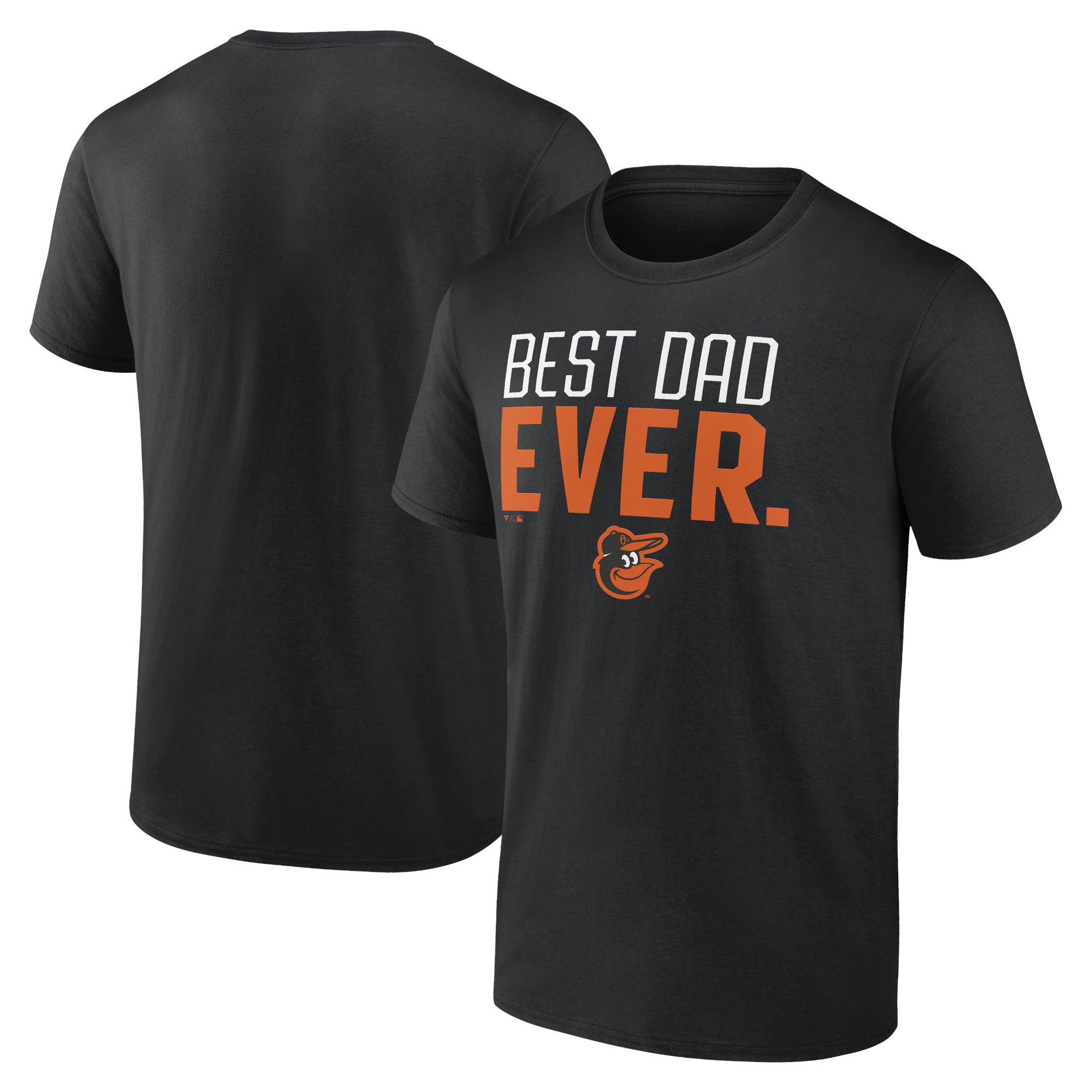 Men's Black Baltimore Orioles Best Dad Ever T-Shirt